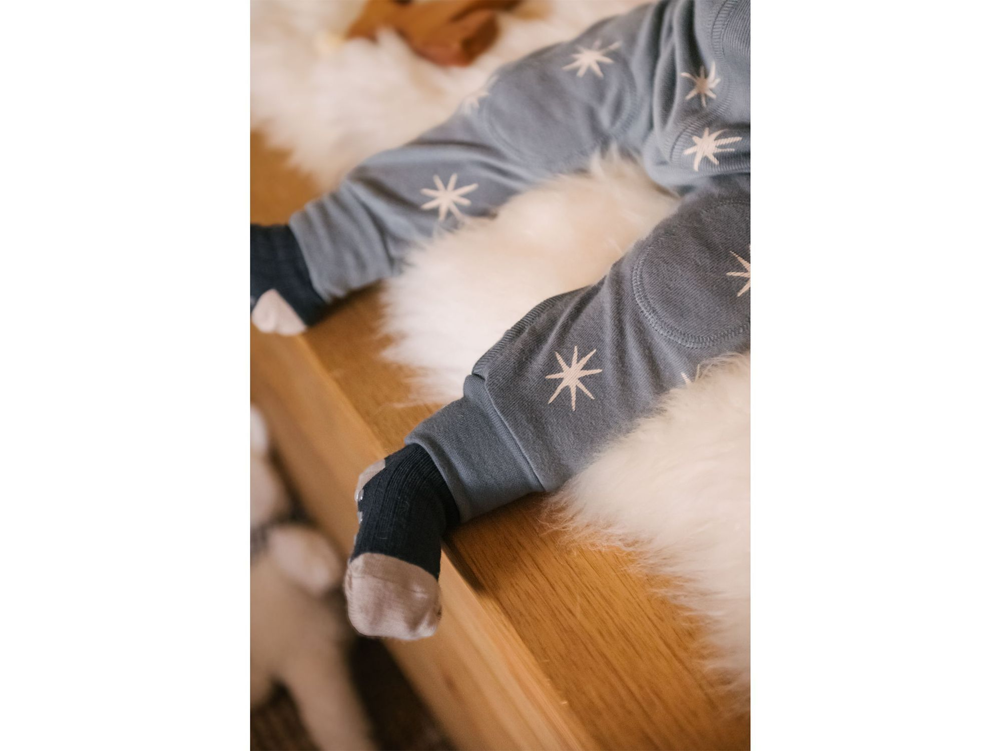 Unisex Starry Midnight Ribbed Footless Sleeper - Baby — Image 7