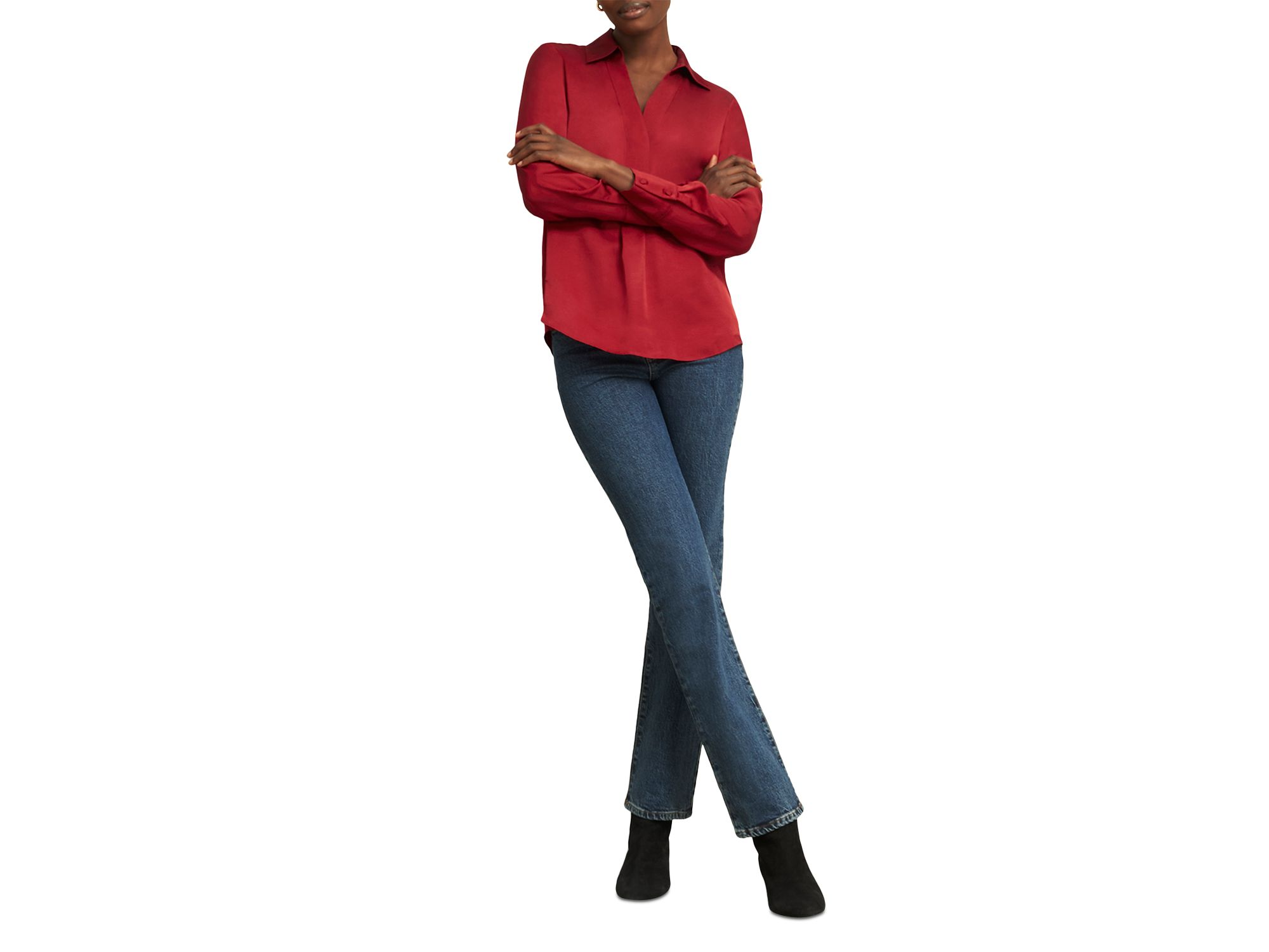 Marie Satin Blouse — Image 5