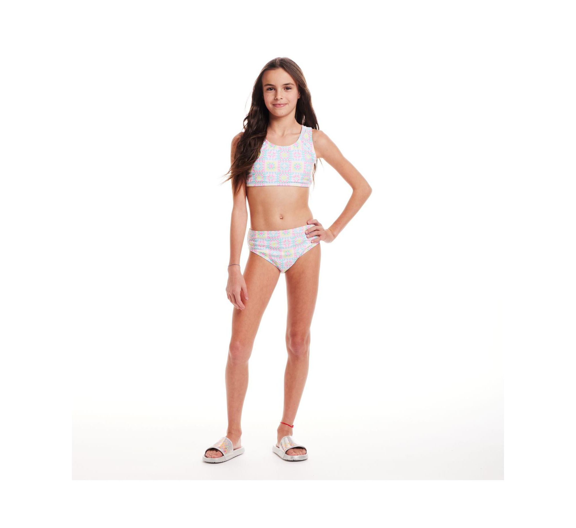 Girls' Two Piece Swim Suit - Big Kid — Image 3