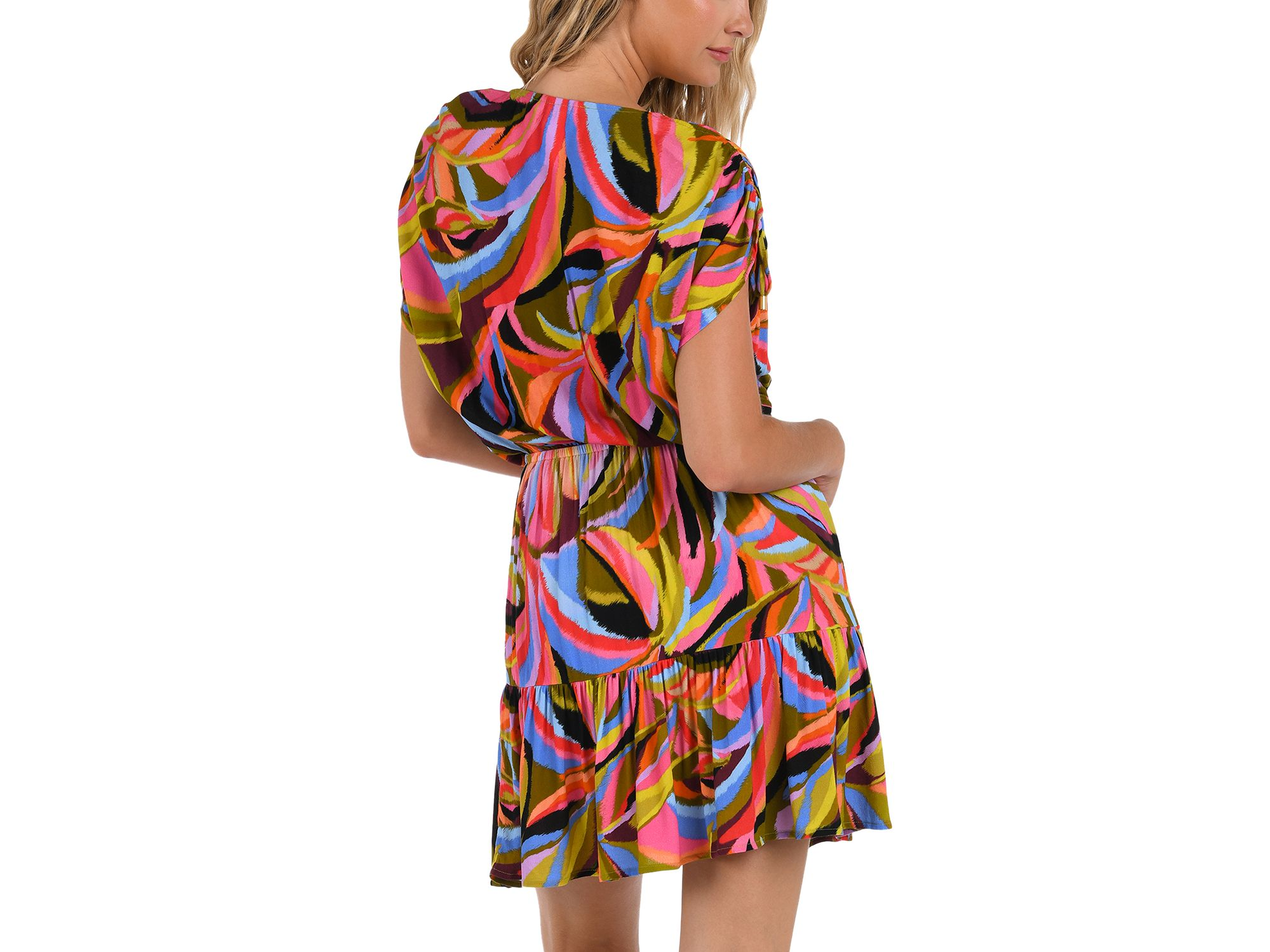 Tropic Waves Swim Cover-Up Dress — Image 4