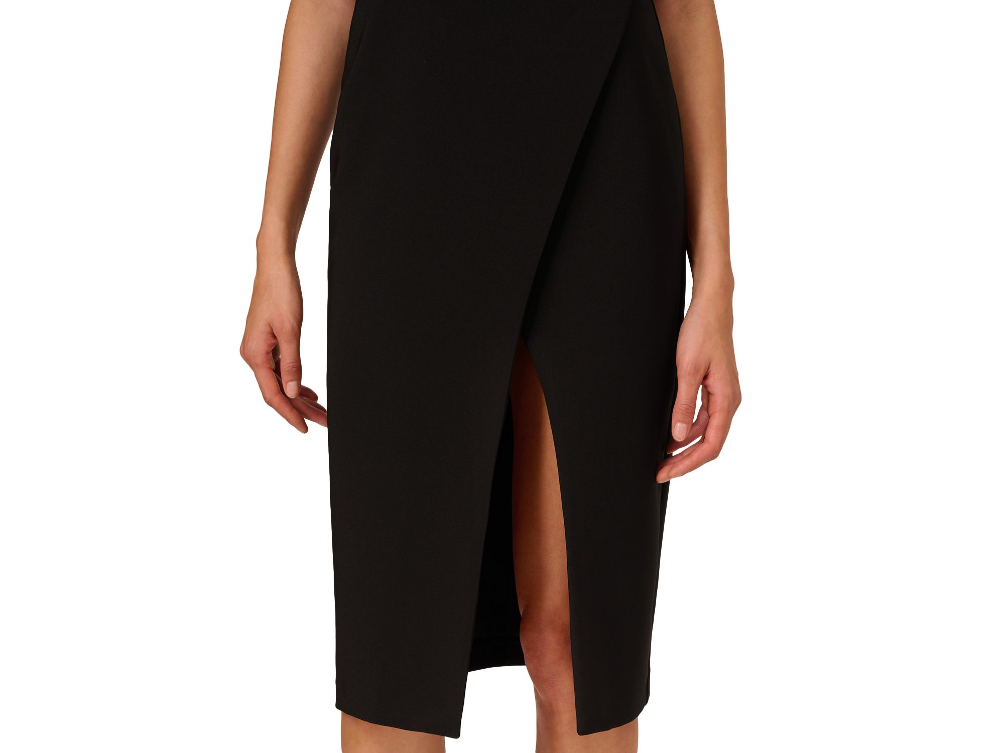 Embellished Twill Halter Midi Dress — Image 3