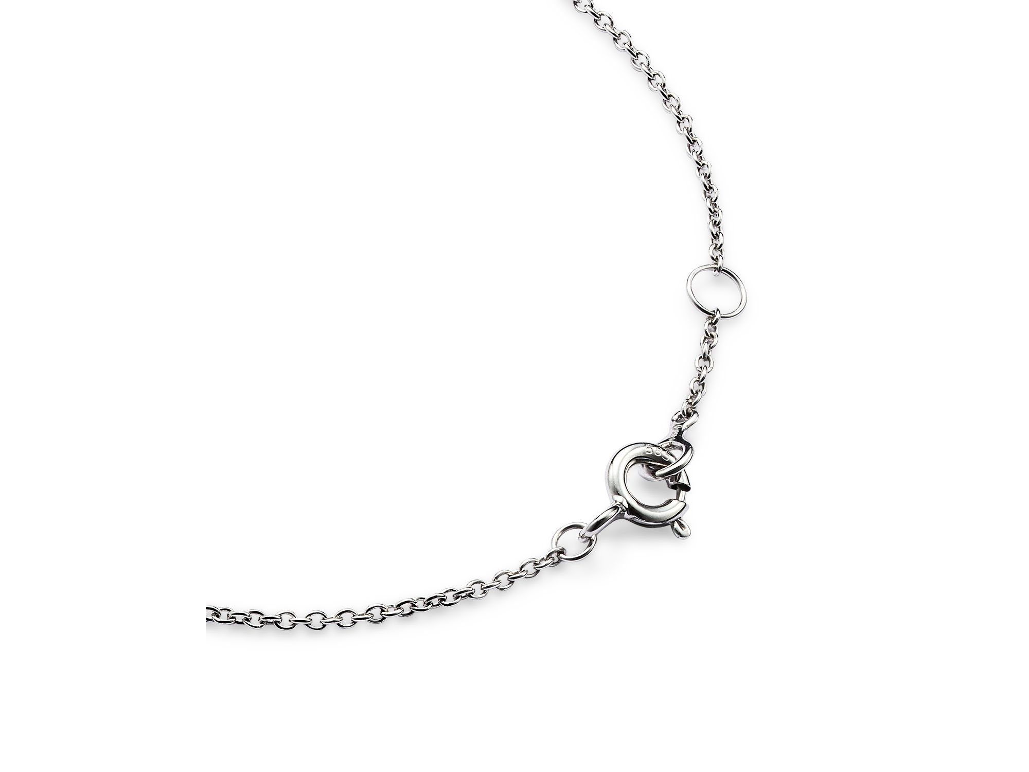 Diamond Cross Bracelet in 14K White Gold, .12 tcw - Exclusive — Image 5