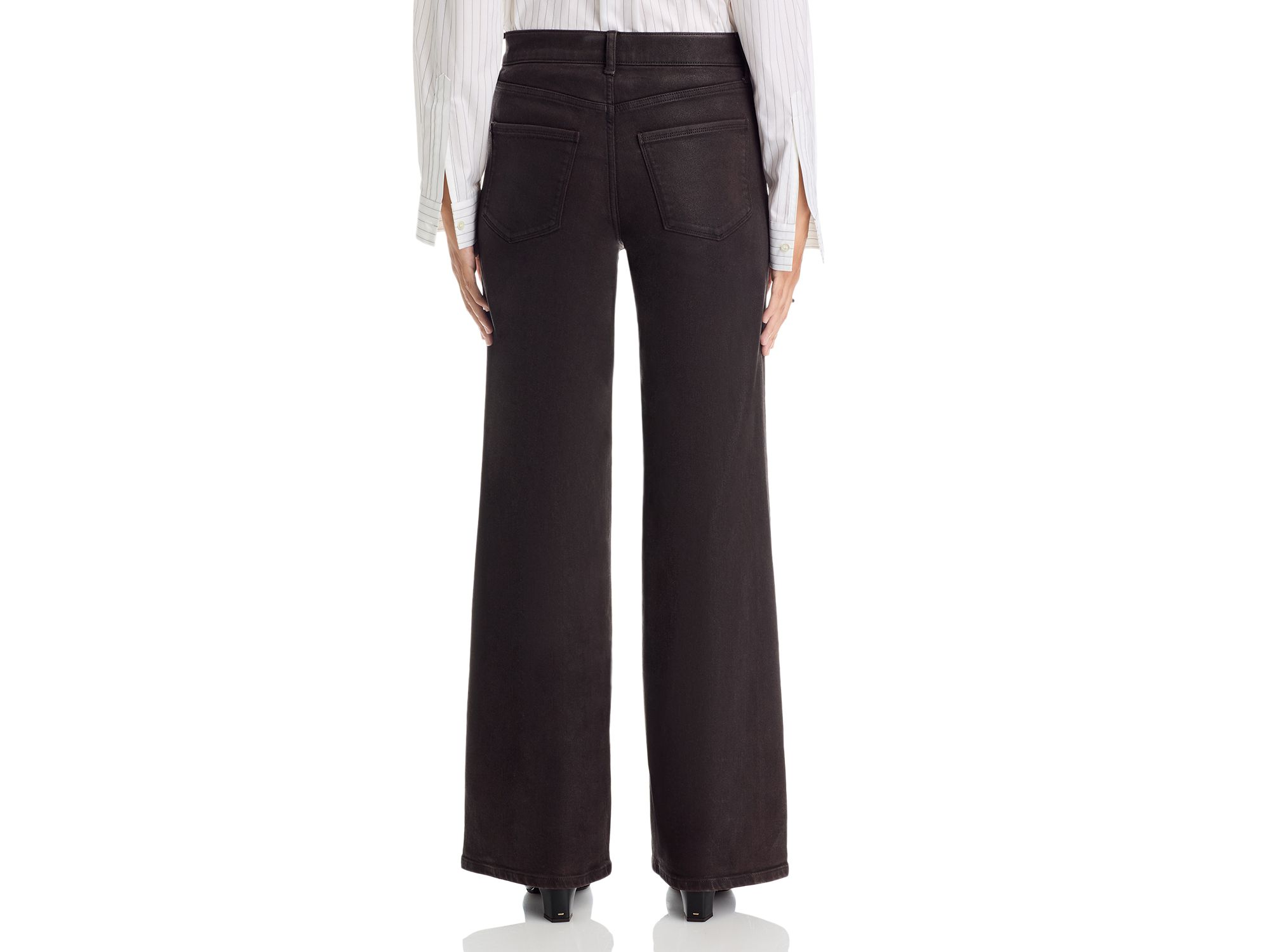 Sagit High Rise Jeans in Carob — Image 3