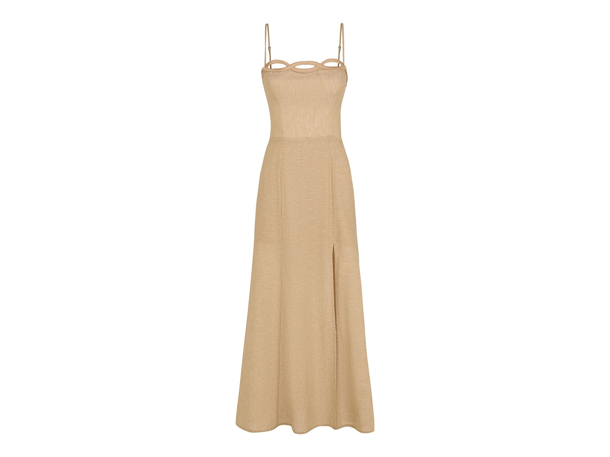 Bianca Linen & Cotton Midi Dress — Image 5