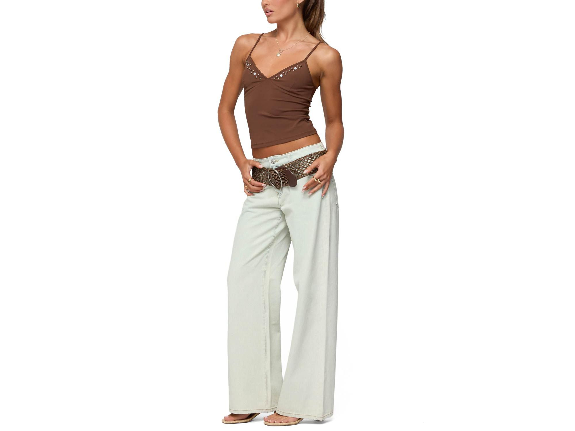 Holland Bead V Neck Tank Top — Image 5