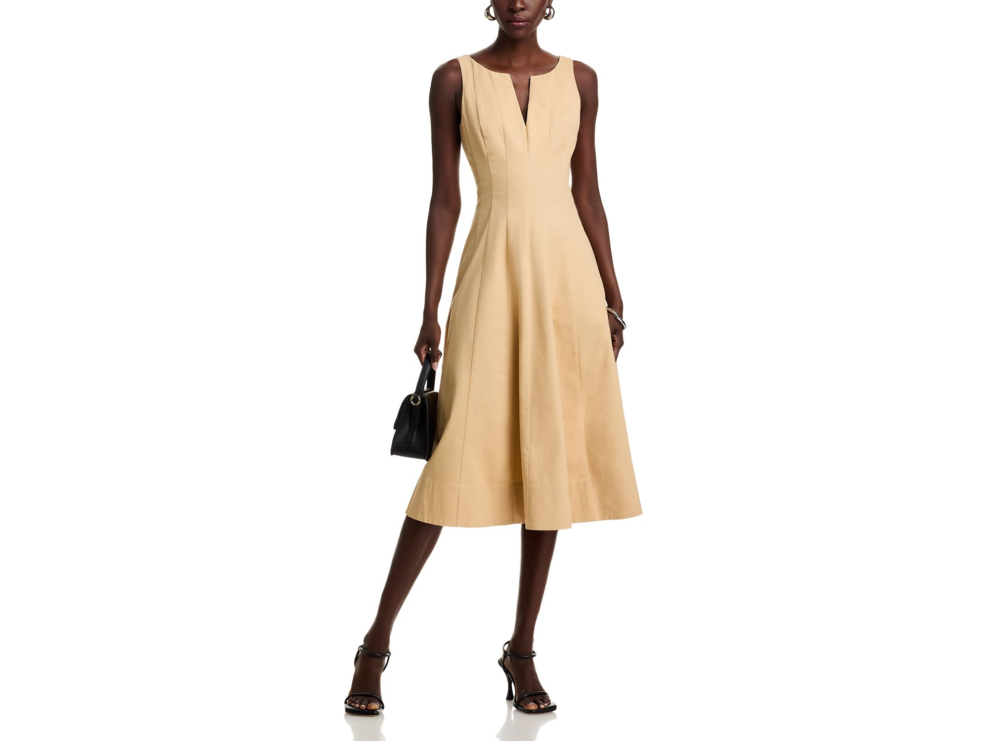 Paneled Midi Dress - Exclusive — Image 3