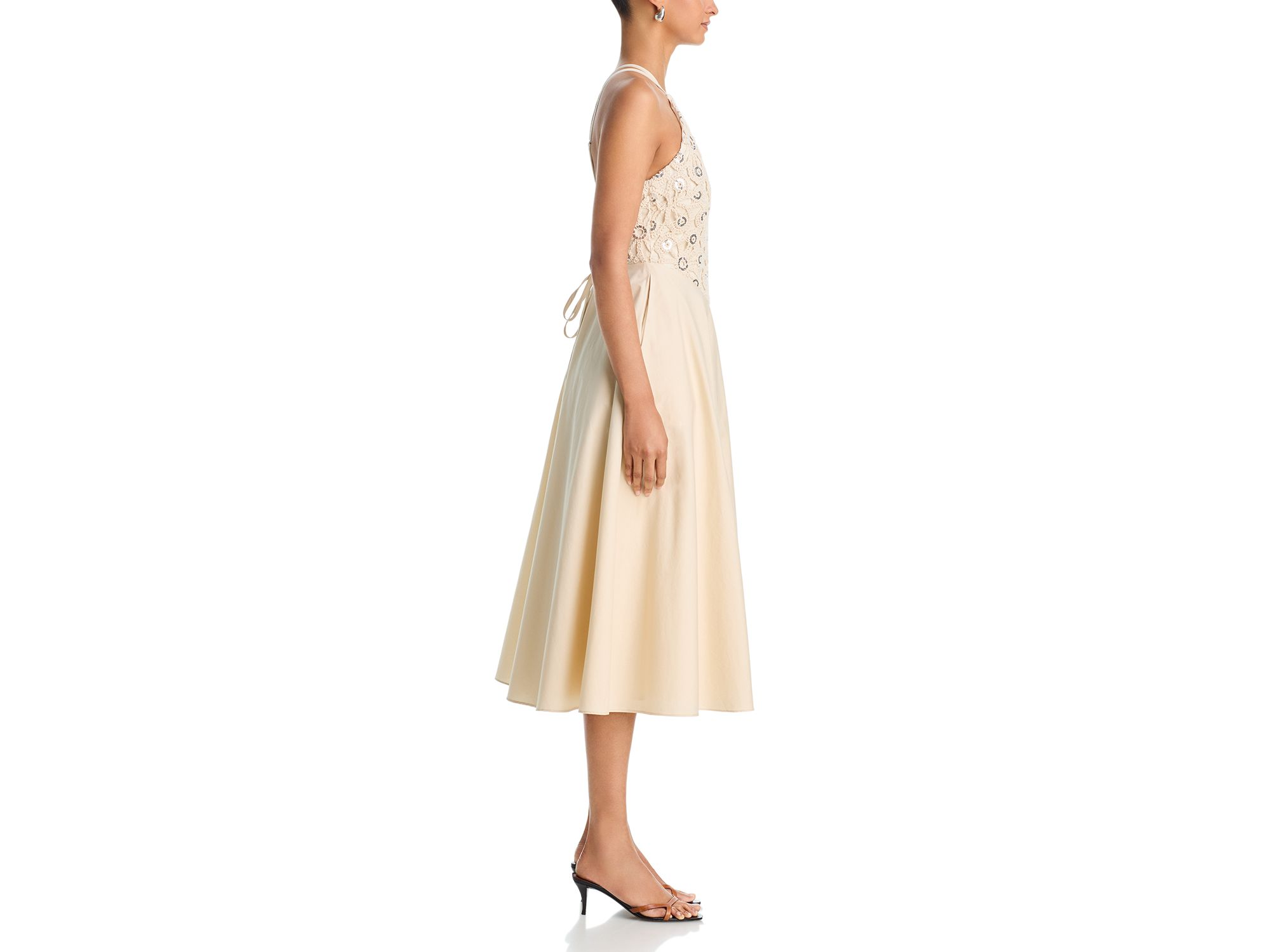 Mirror Crochet Midi Dress - Exclusive — Image 5