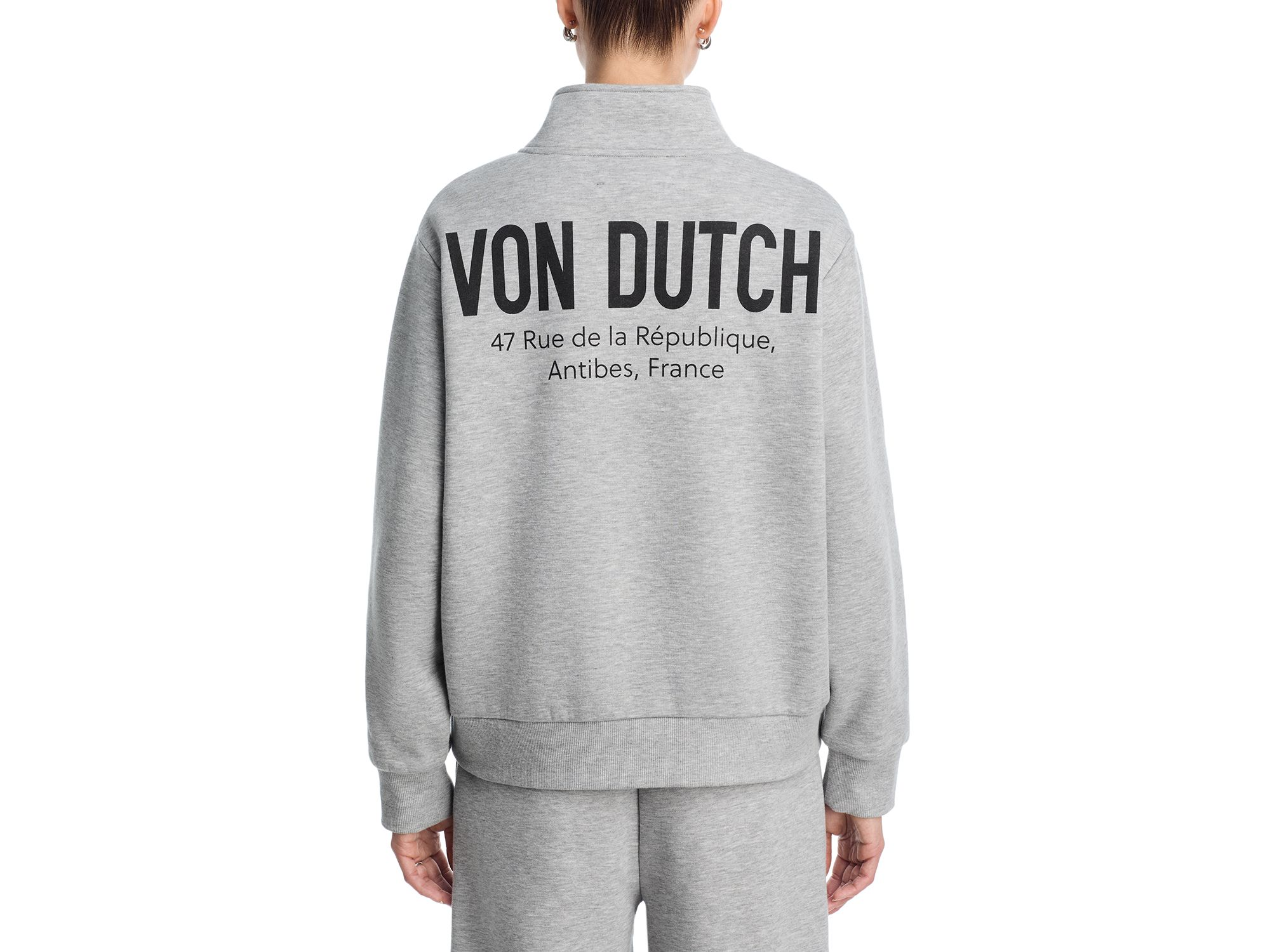 x Von Dutch Graphic Quarter Zip Sweatshirt & Sweatpants — Image 5
