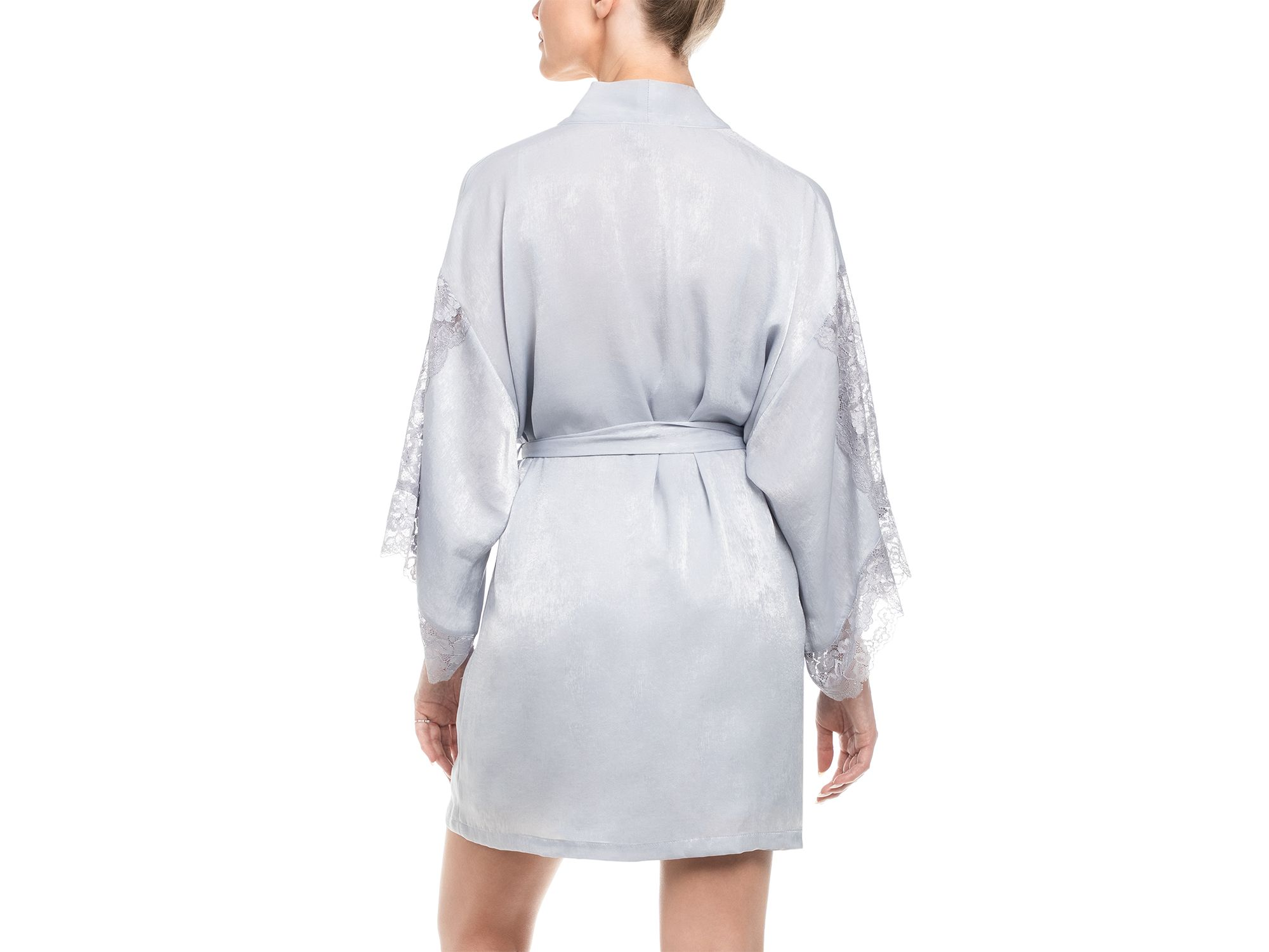 Shimmer Satin Wrap — Image 3