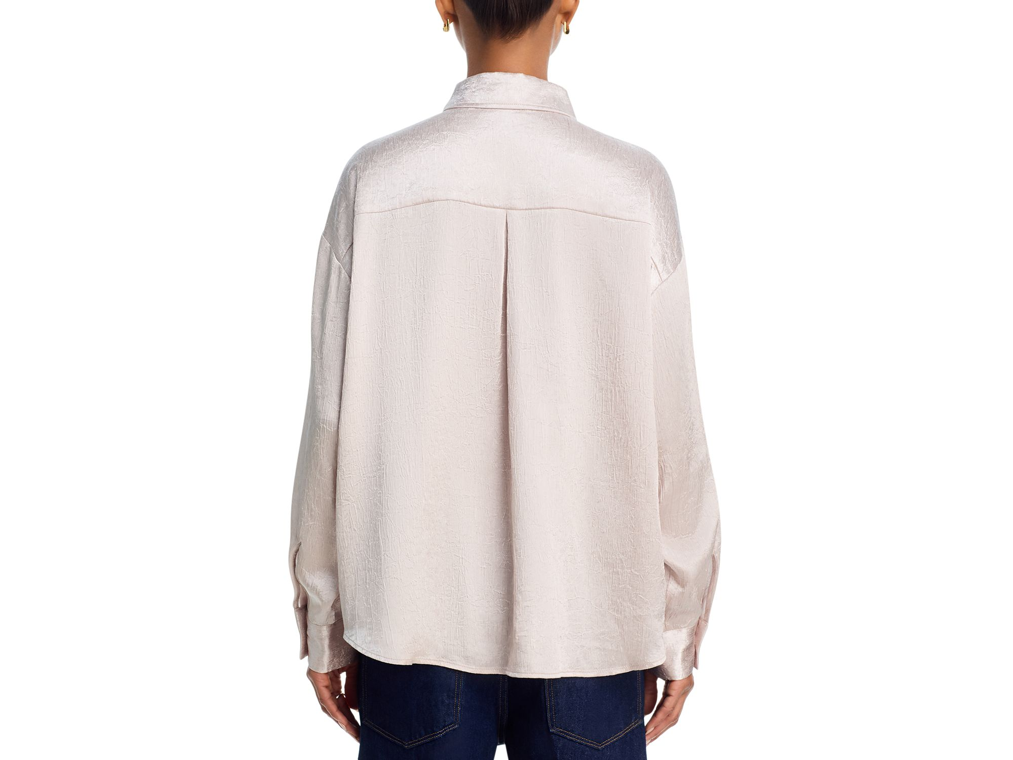 Oversized Satin Shirt - Exclusive — Image 3