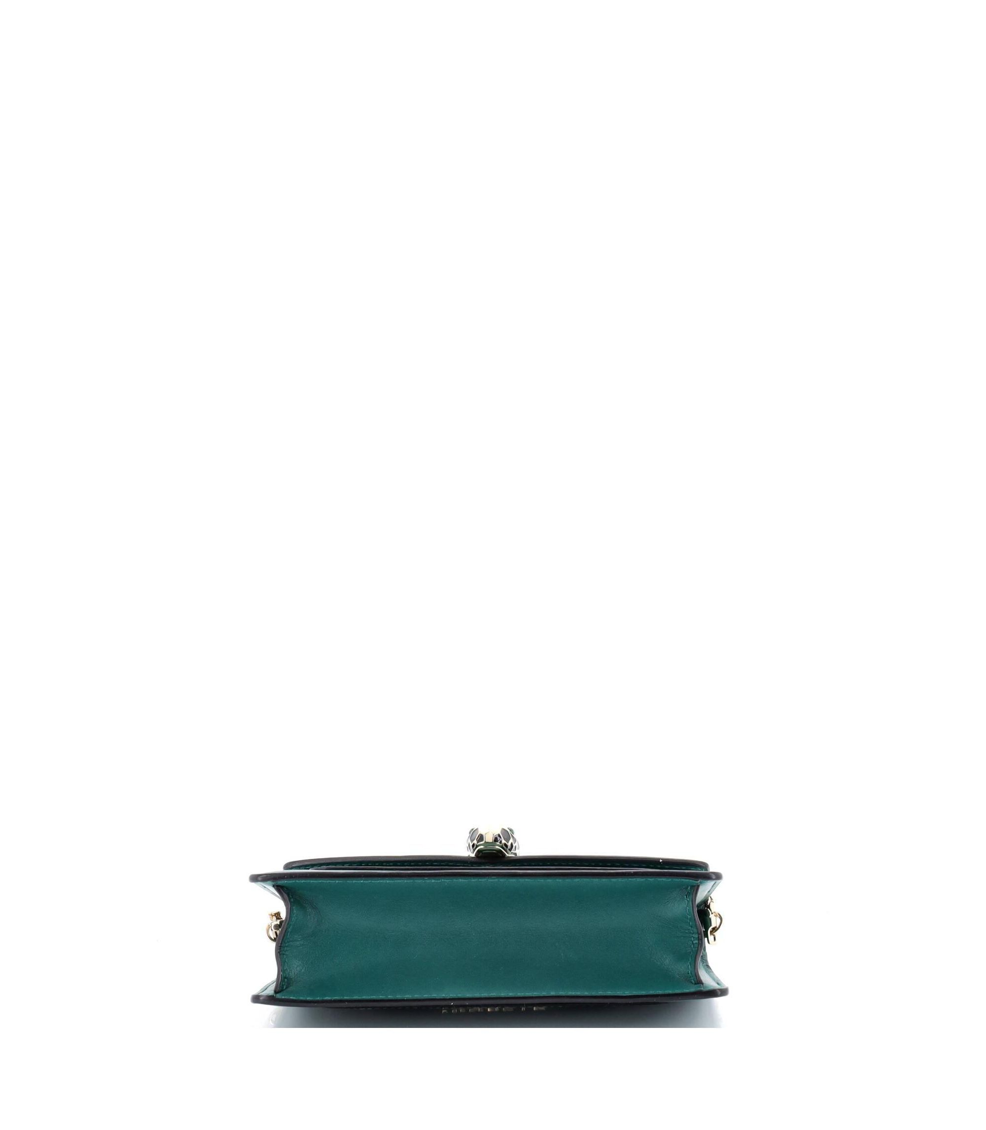 Mini Serpenti Forever Chain Clutch Leather — Image 6