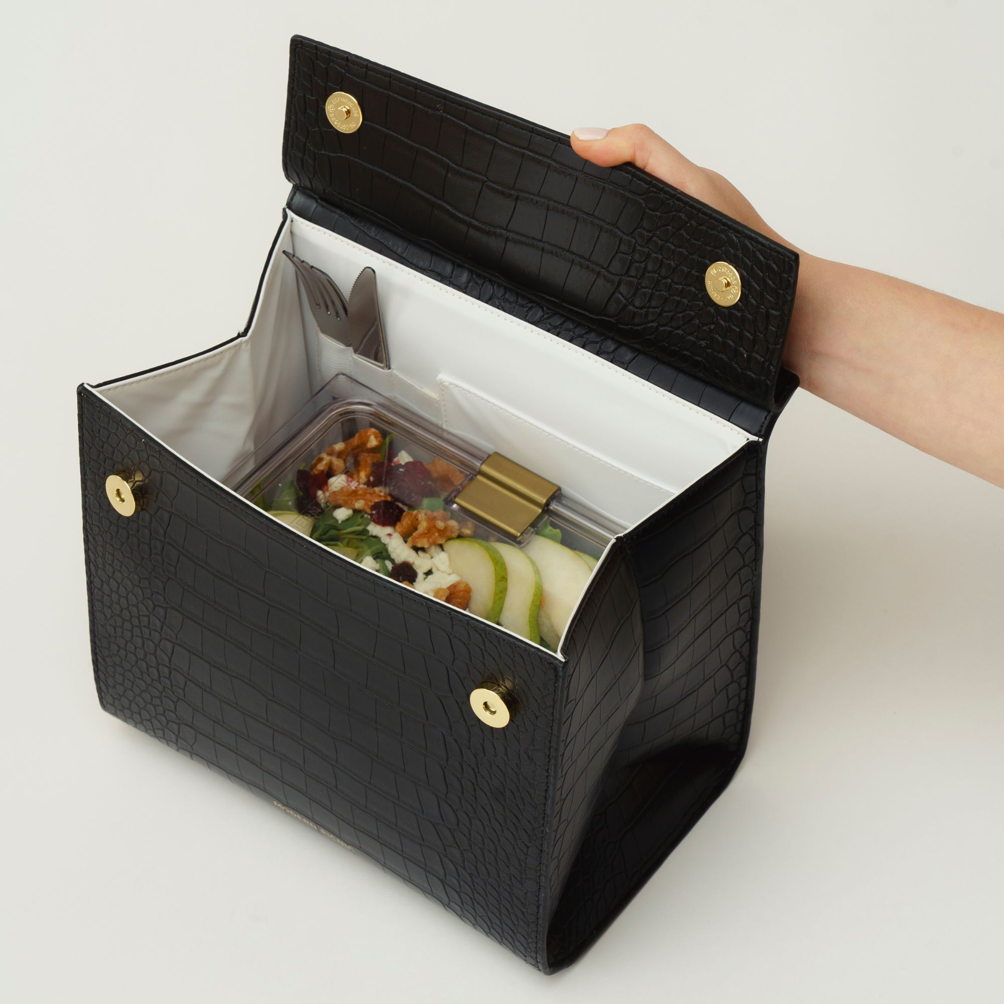 The Faux Croc Embossed Luncher — Image 5