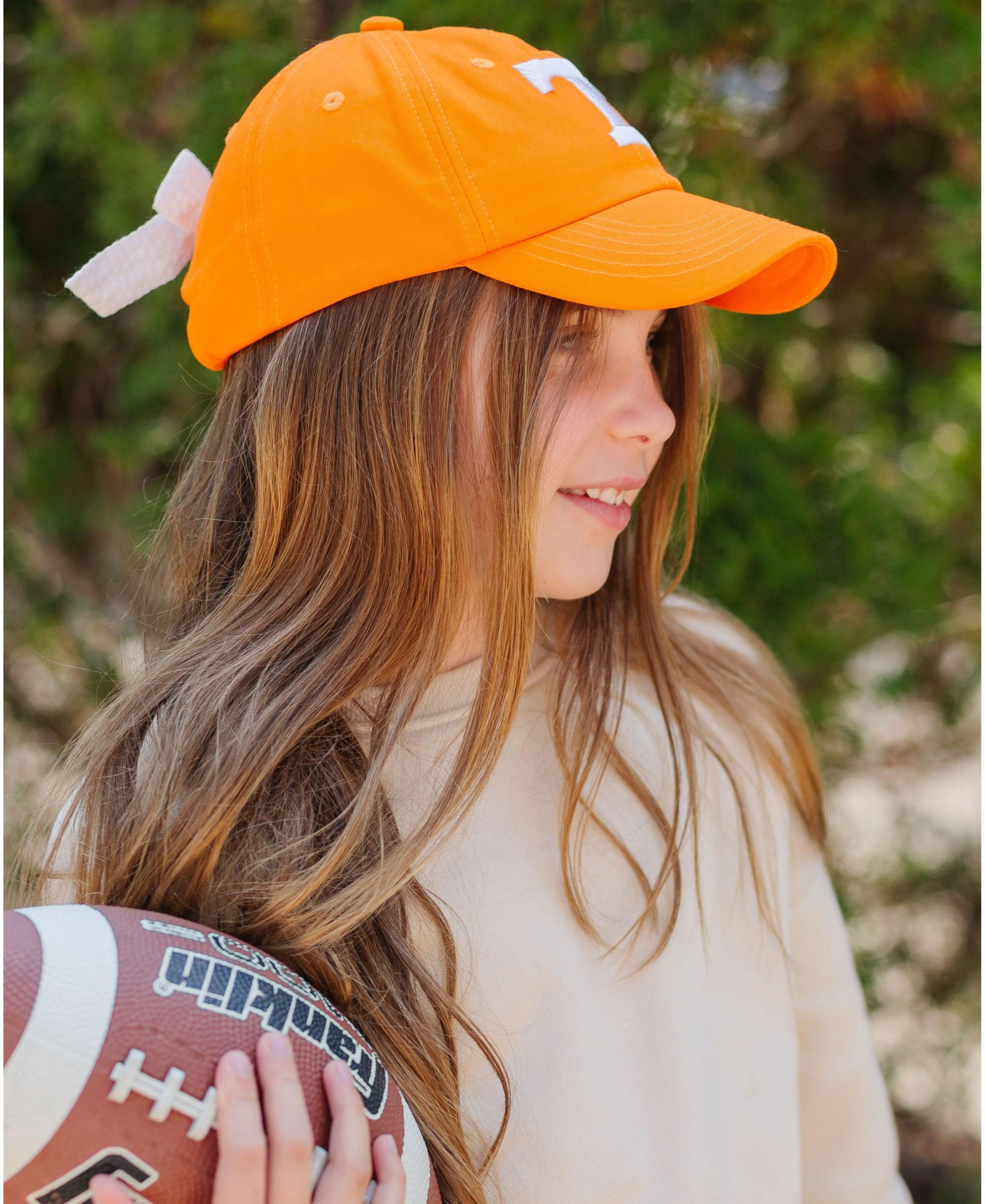 Girls' Officially Licensed Tennessee Bow Baseball Hat - Baby, Little Kid, Big Kid — Image 3