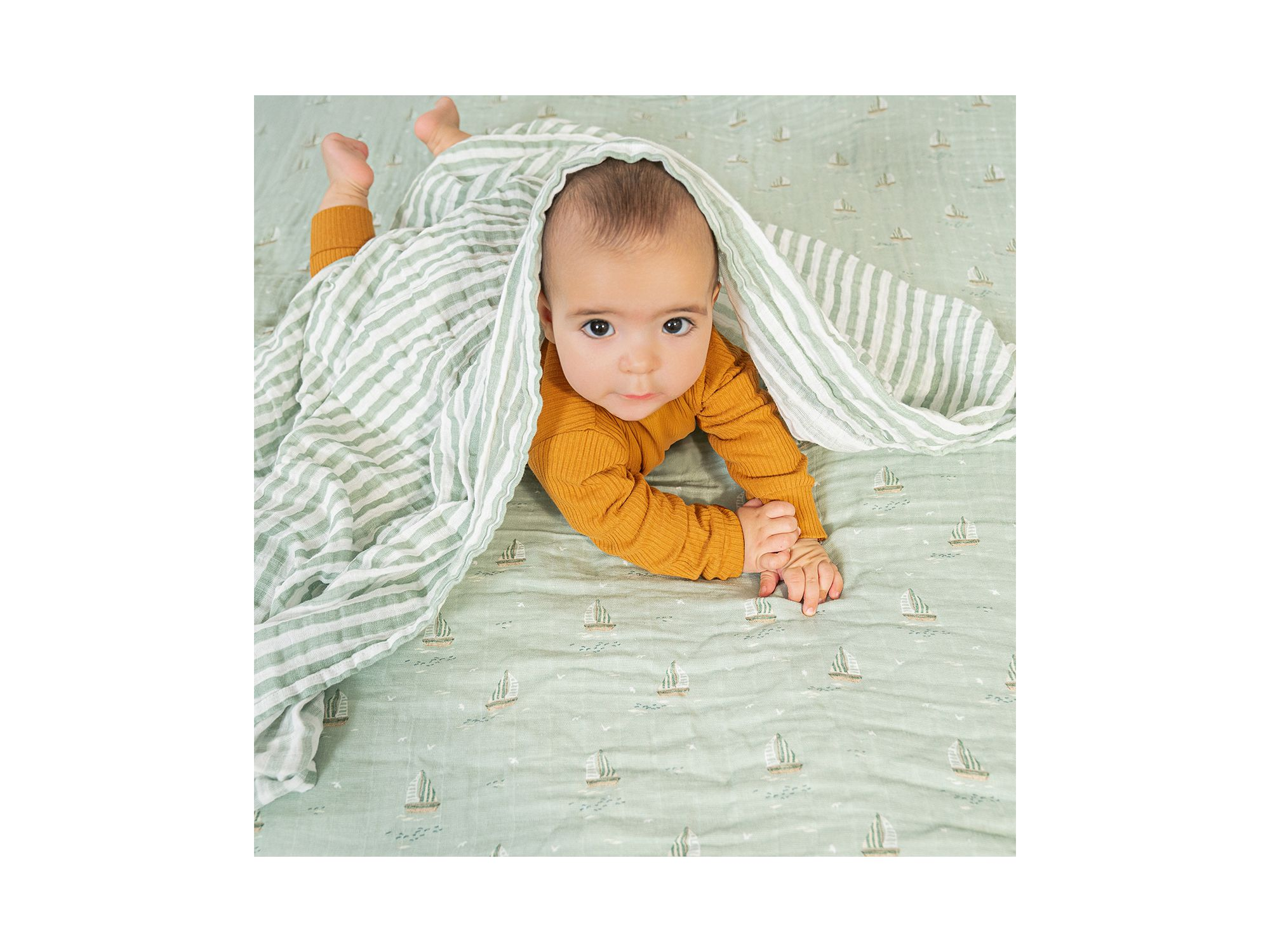 Cotton Muslin Swaddle Blankets, 2 Pack — Image 4