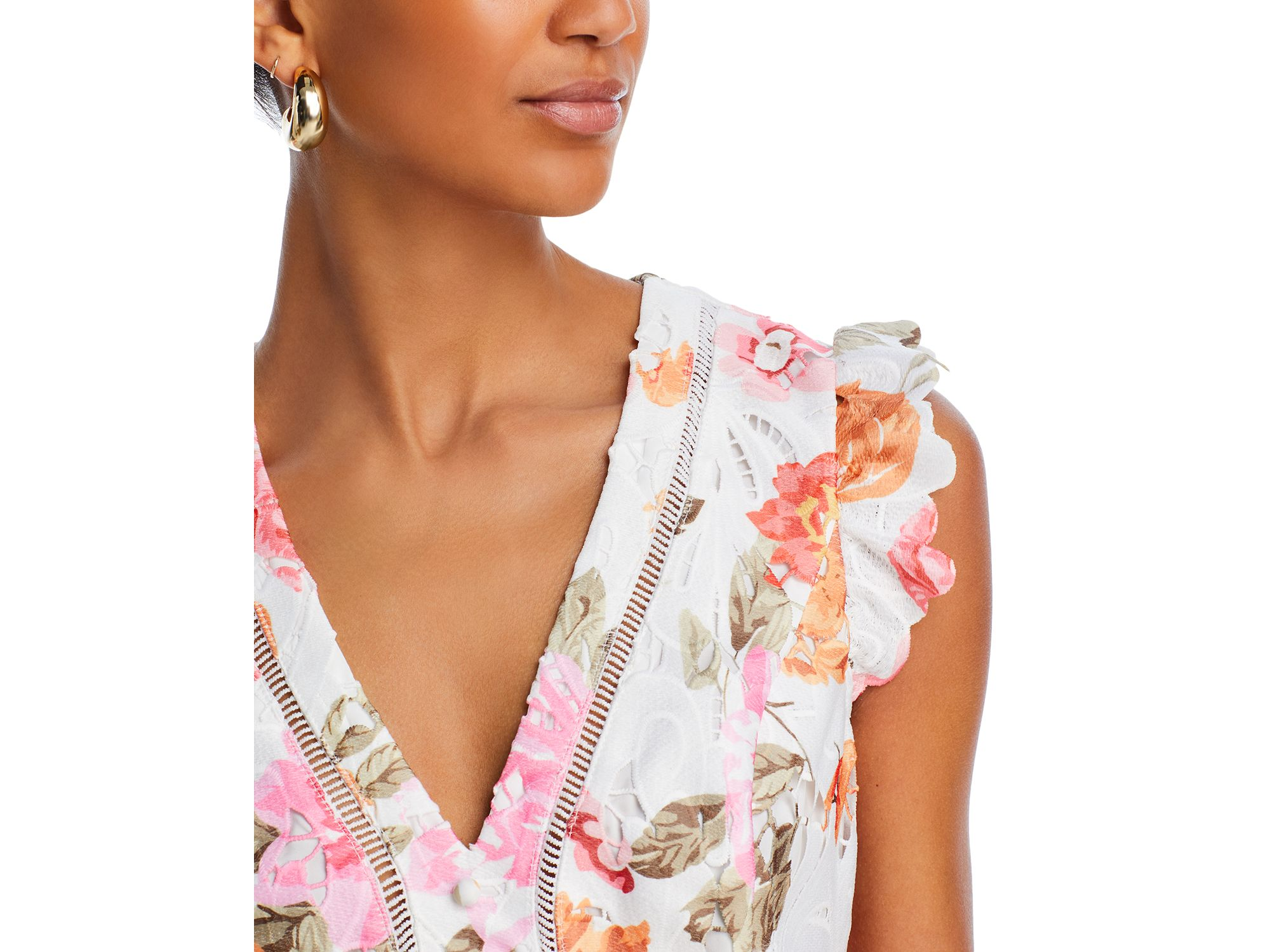 Lace Floral Dress - Exclusive — Image 3