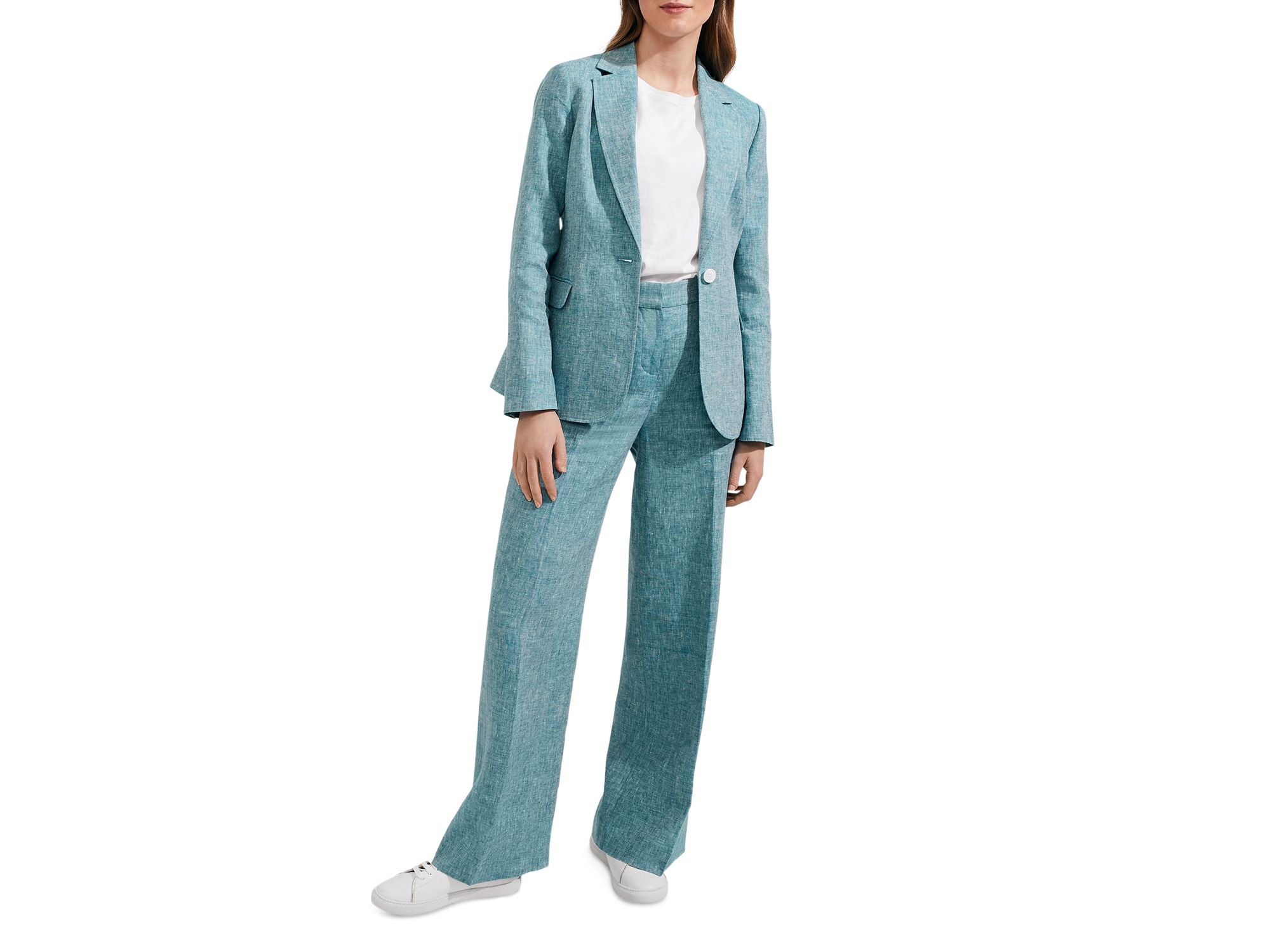 Mirabel Linen Wide Leg Pants — Image 4
