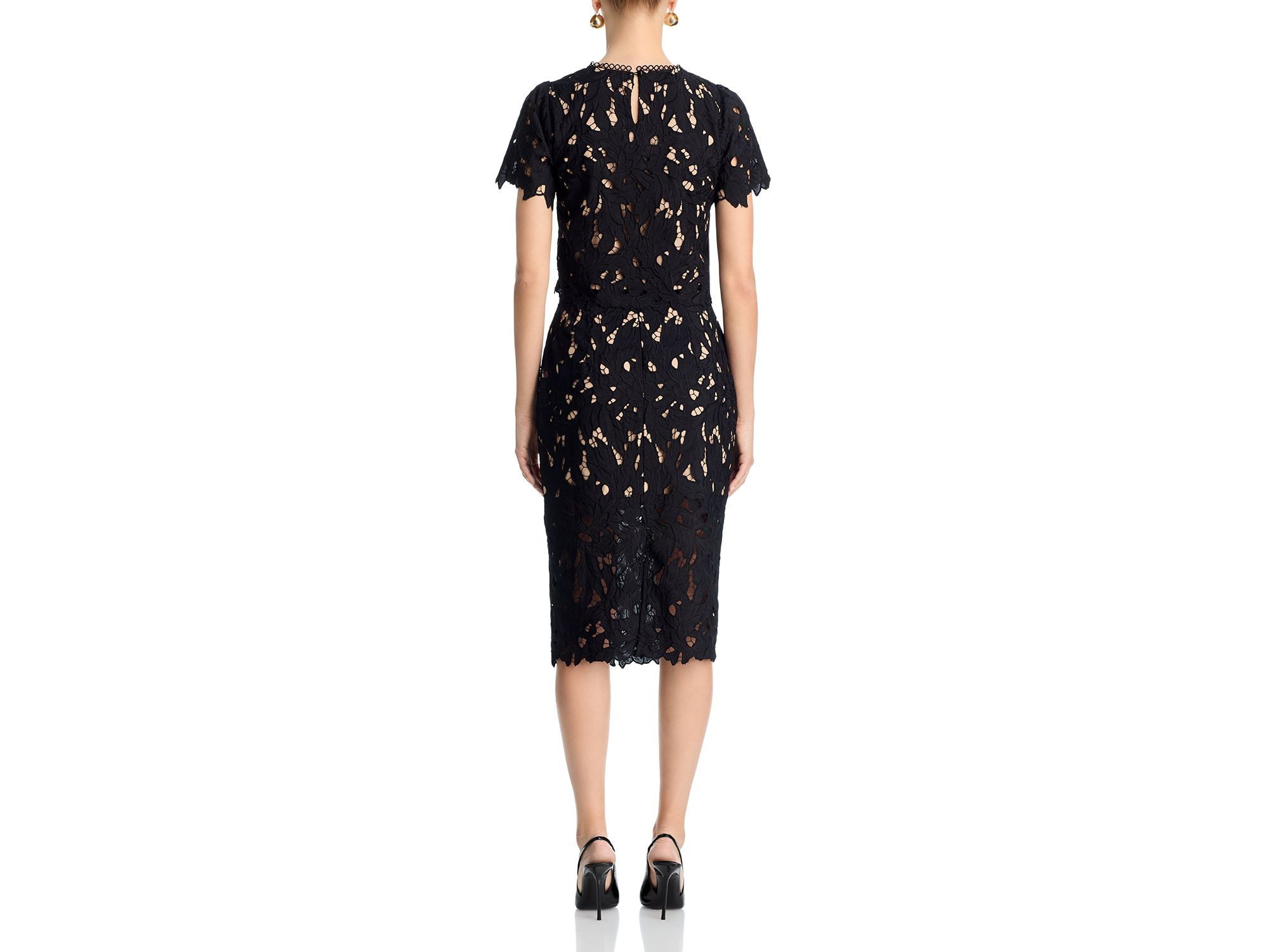 Large Lace Top & Lace Midi Skirt - Exclusive — Image 8