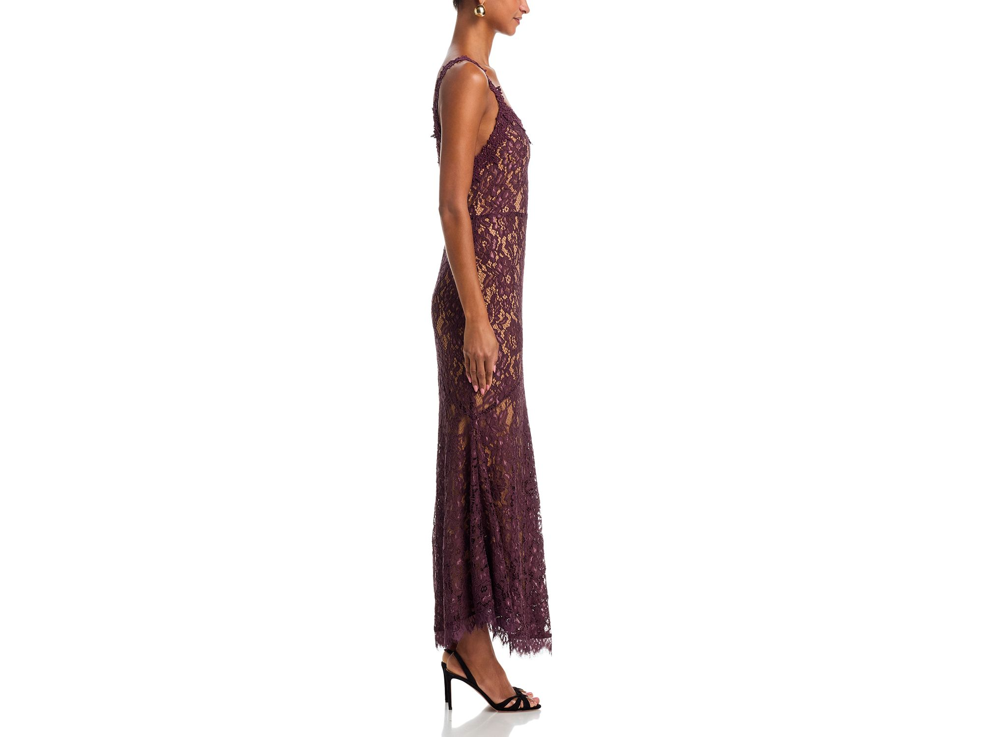 Stretch Lace Tank Maxi Dress - Exclusive — Image 5