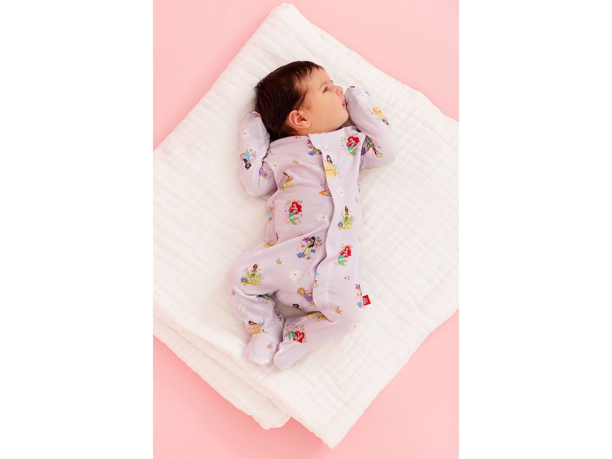 Girls' Disney Princess Footie One Piece - Baby — Image 4