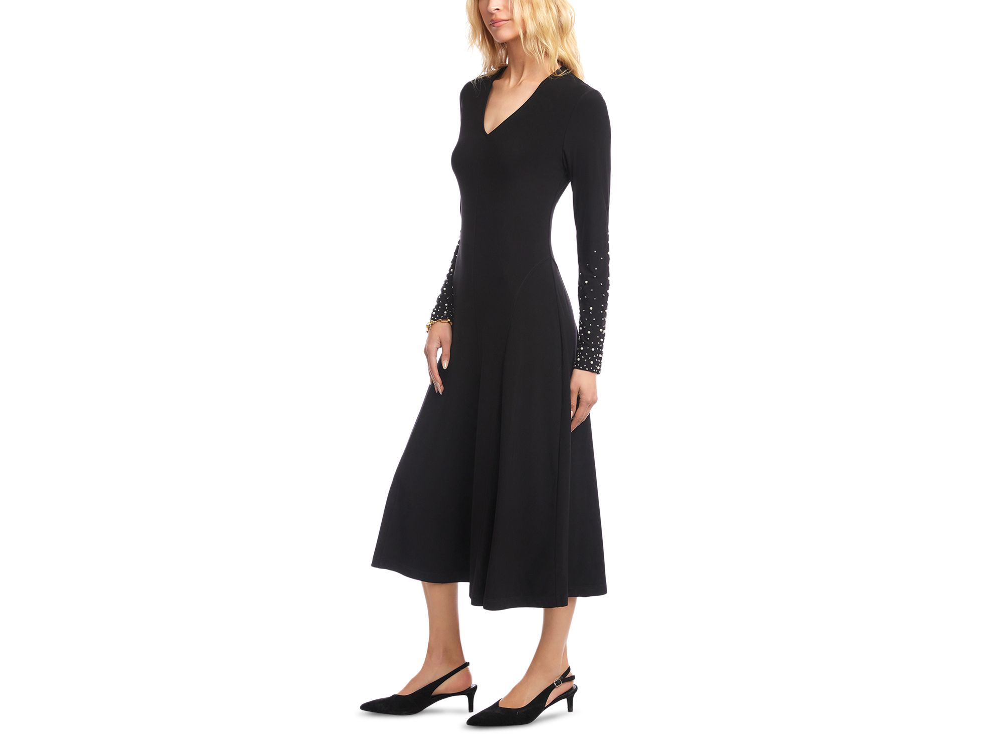 Kate Beaded Sleeve Travel Dress — Image 5