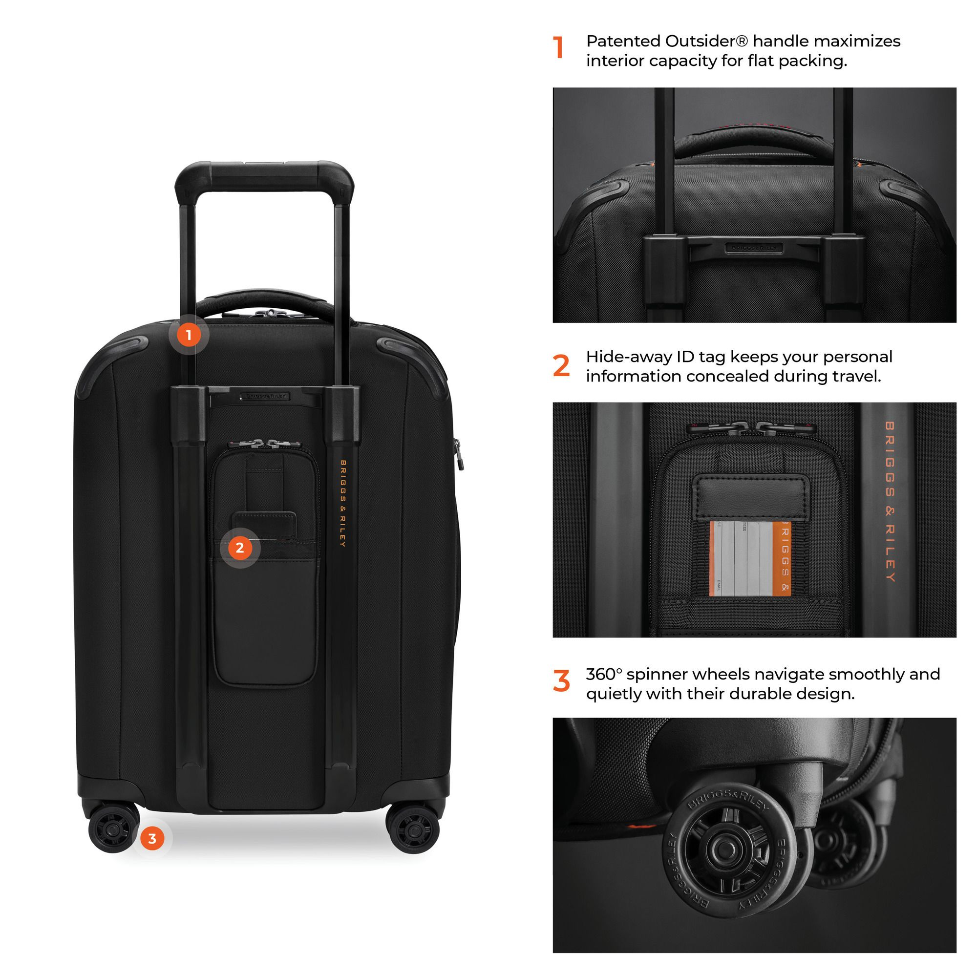 ZDX Essential Global Spinner Carry On Bag — Image 10