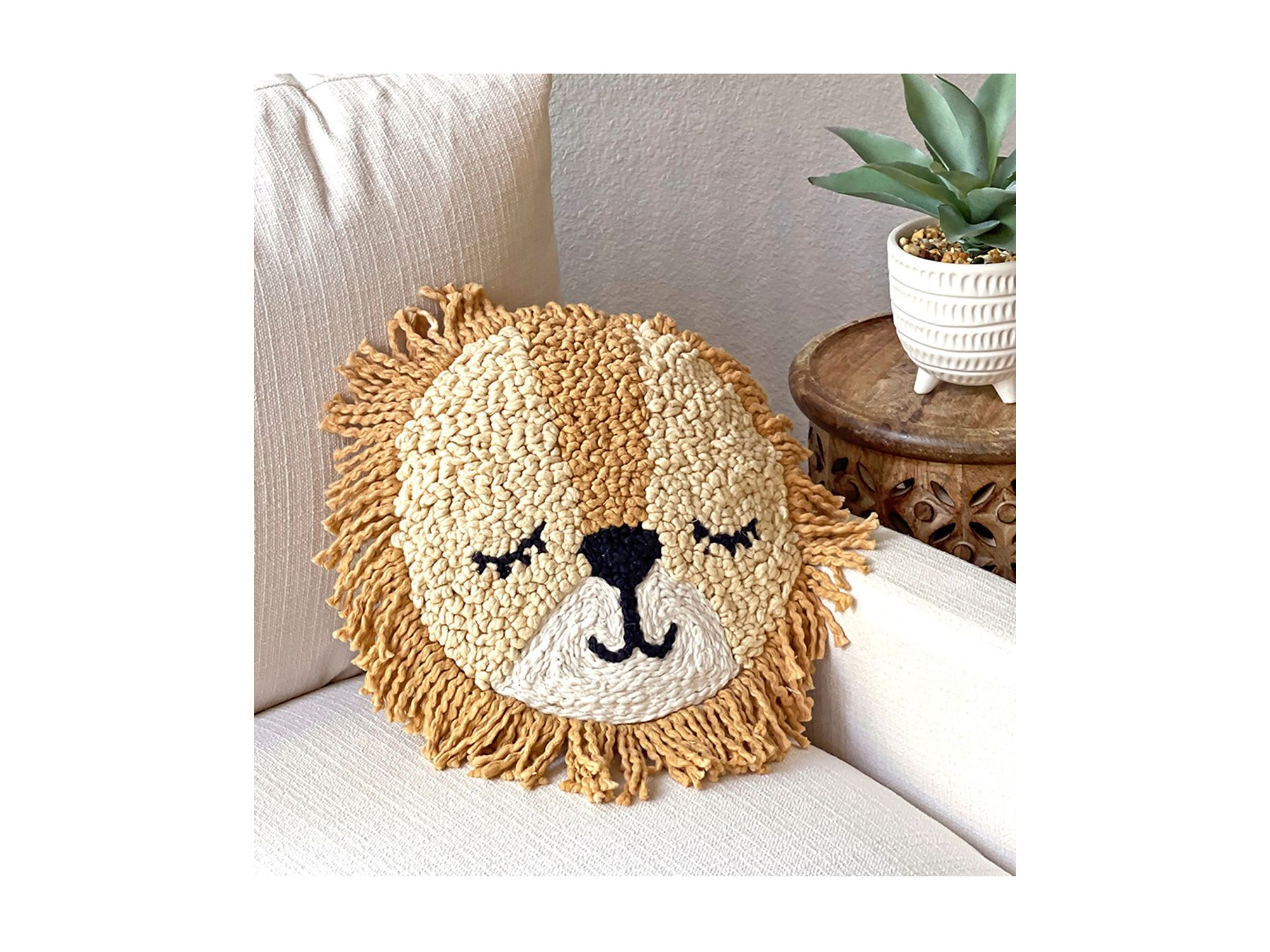 Lion Decorative Pillow - Ages 0-36 Months — Image 3