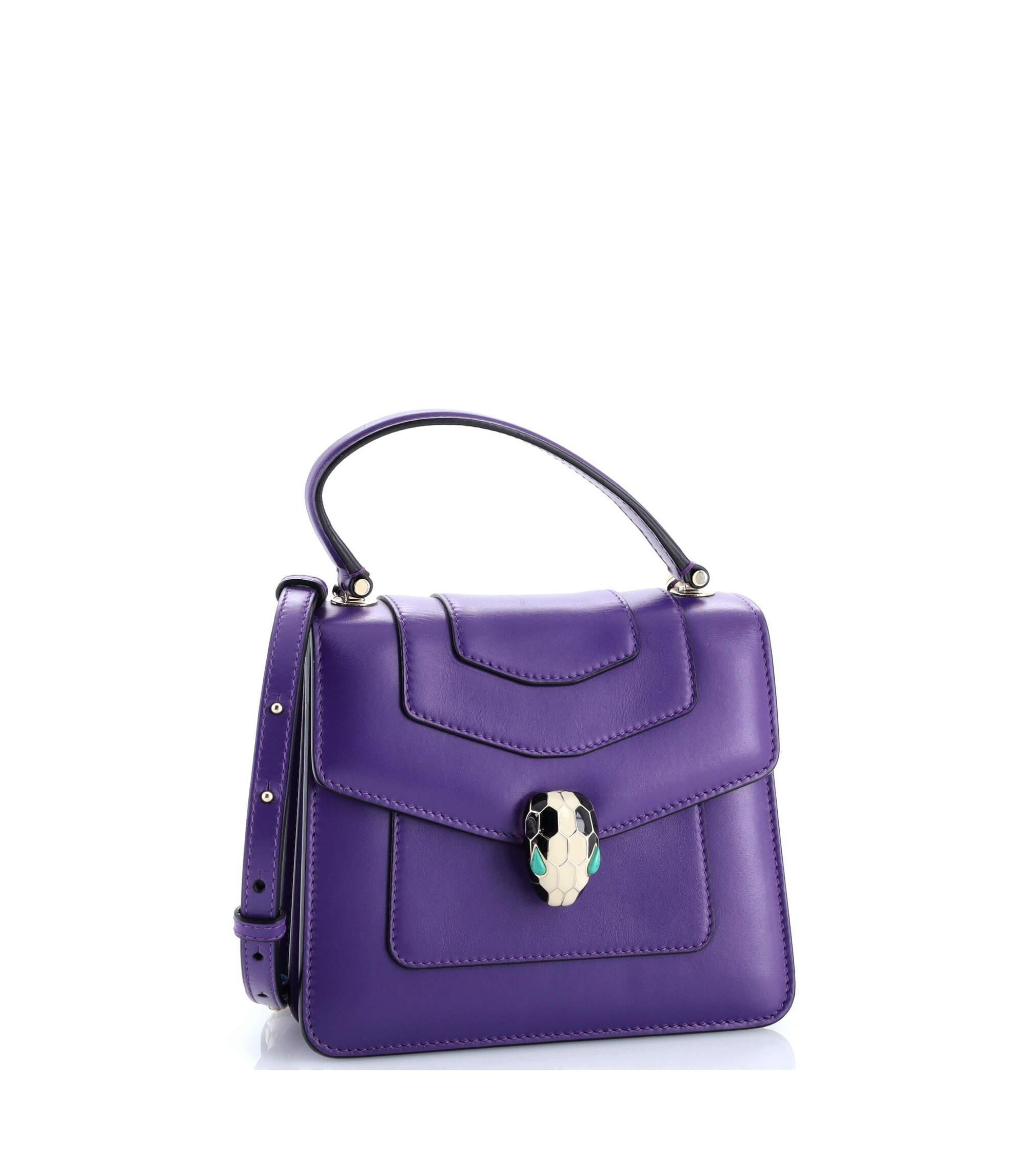Small Serpenti Forever Top Handle Bag Leather — Image 5