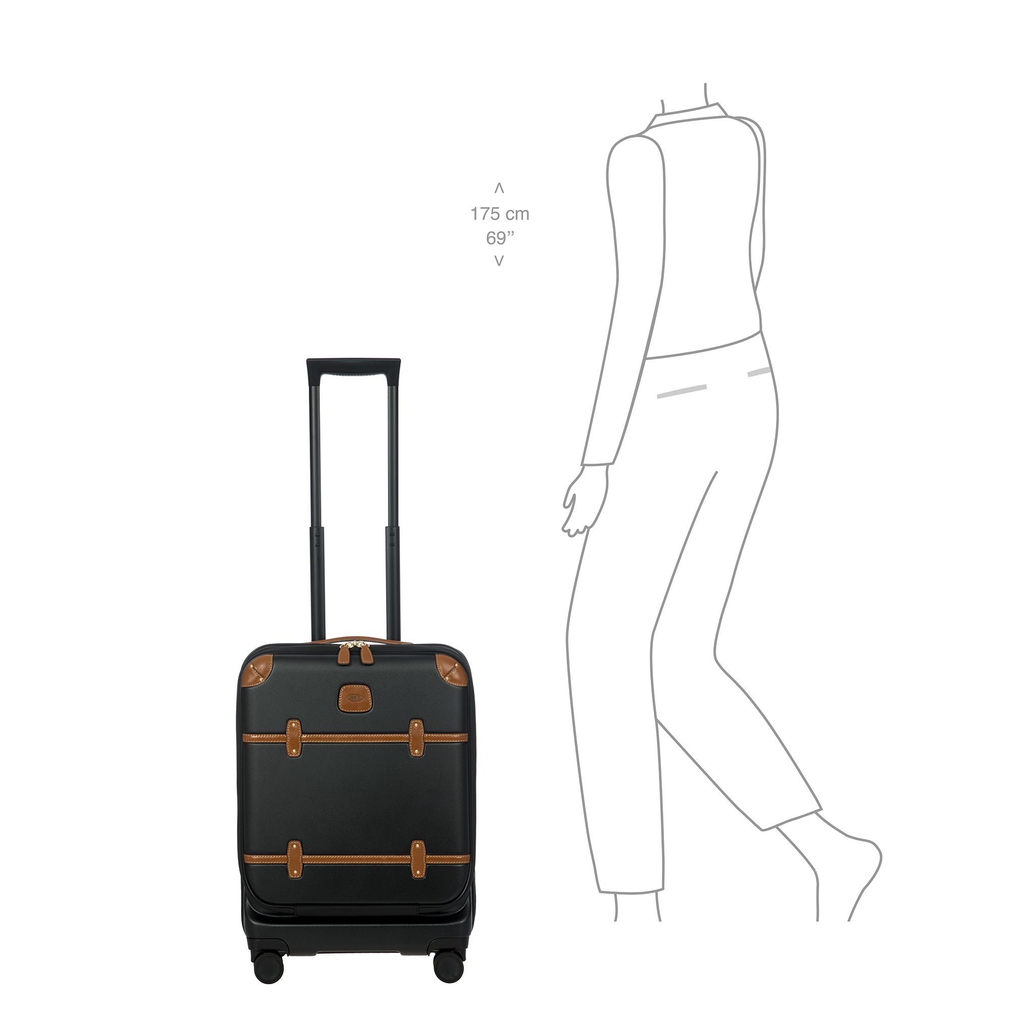 Bellagio 21" Pocket Spinner Suitcase — Image 14