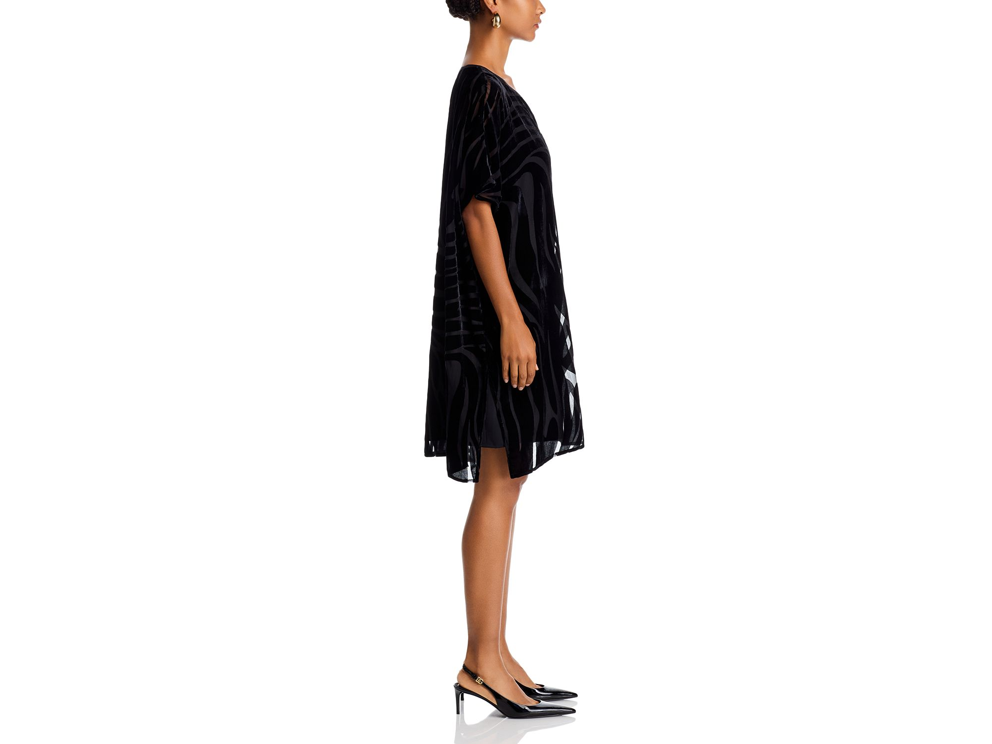 Velvet Burnout Caftan Dress — Image 7