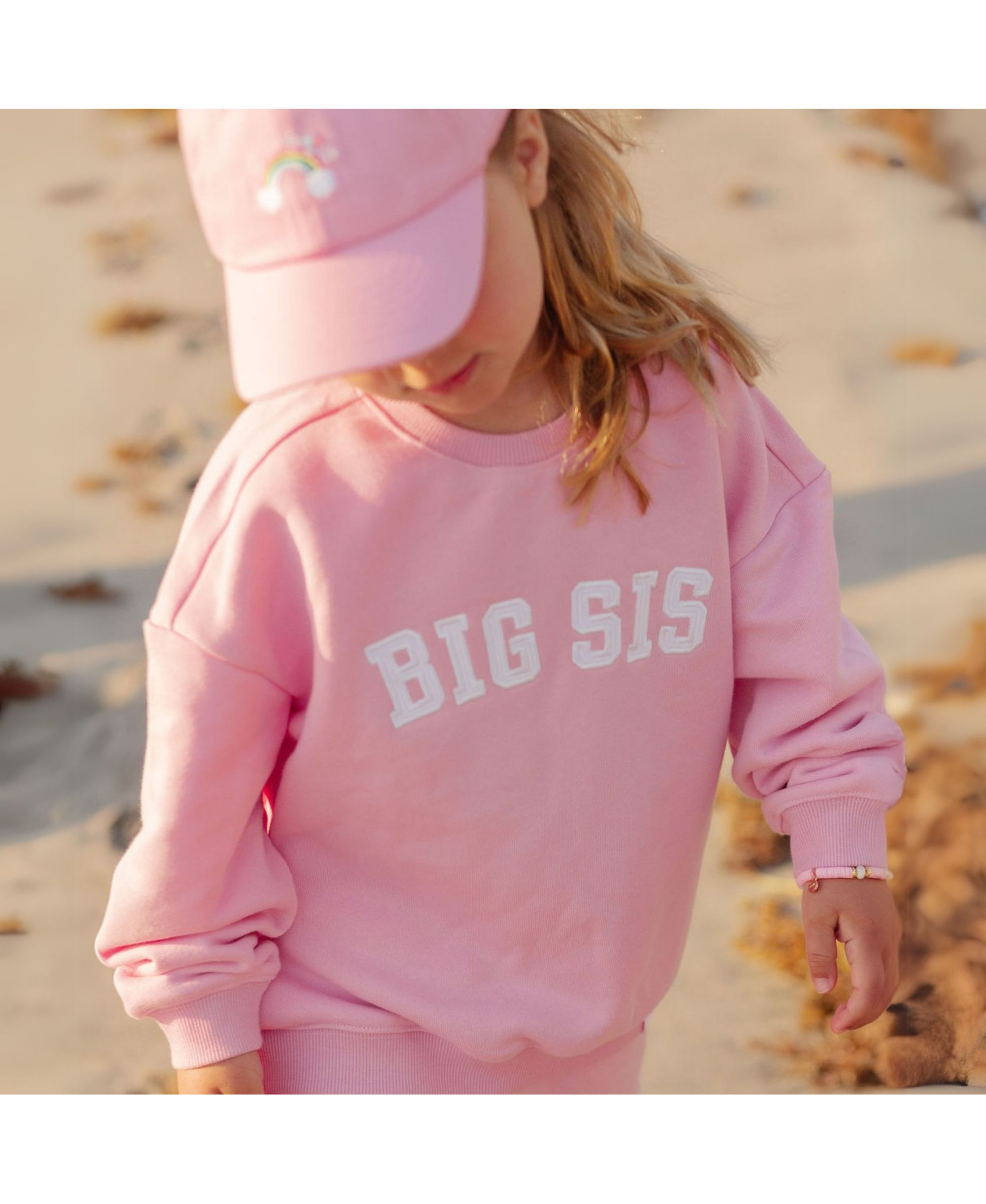 Girls' Big Sis Crewneck Sweatshirt - Baby, Little Kid, Big Kid — Image 4