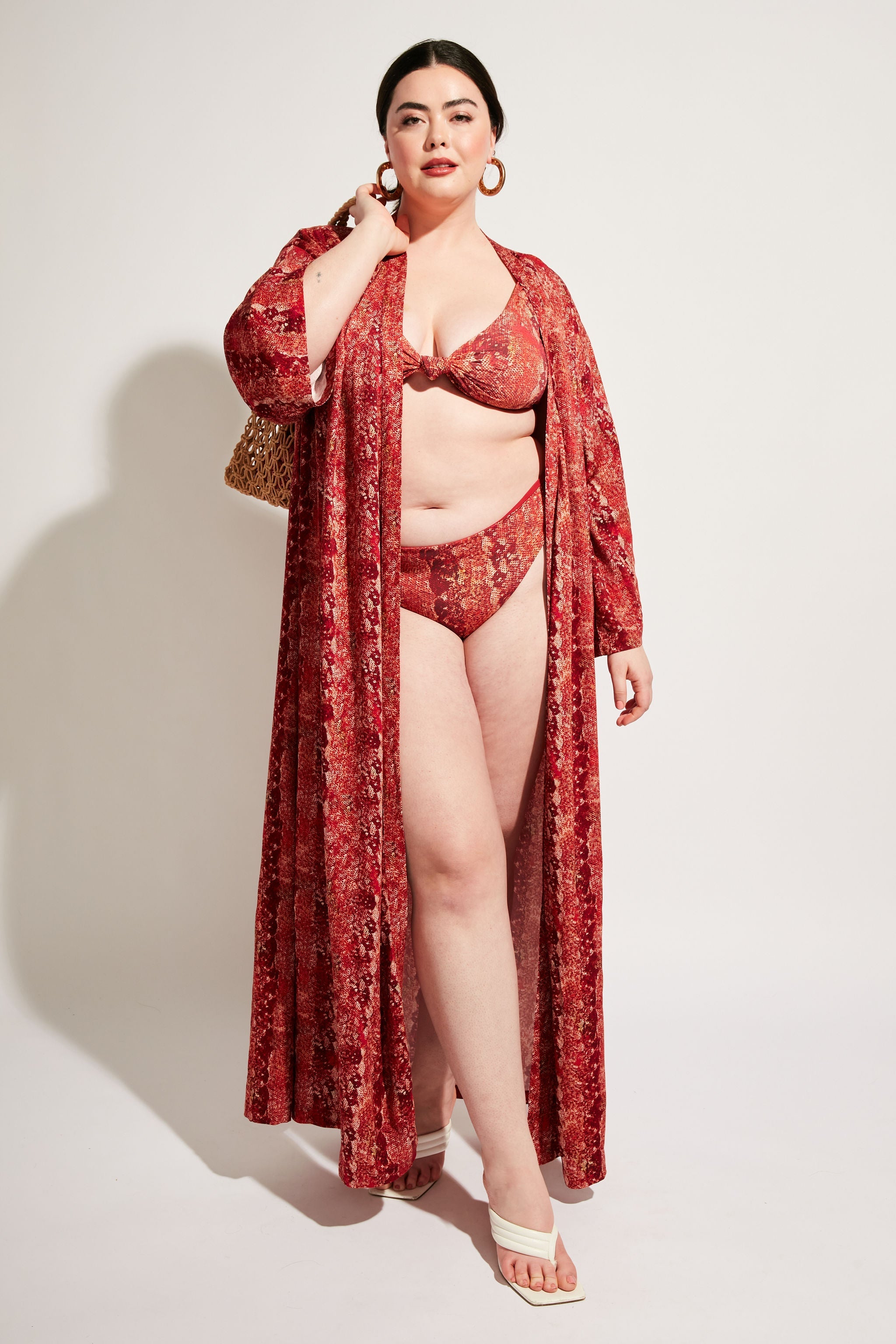 Sunset Kimono II - Iguana