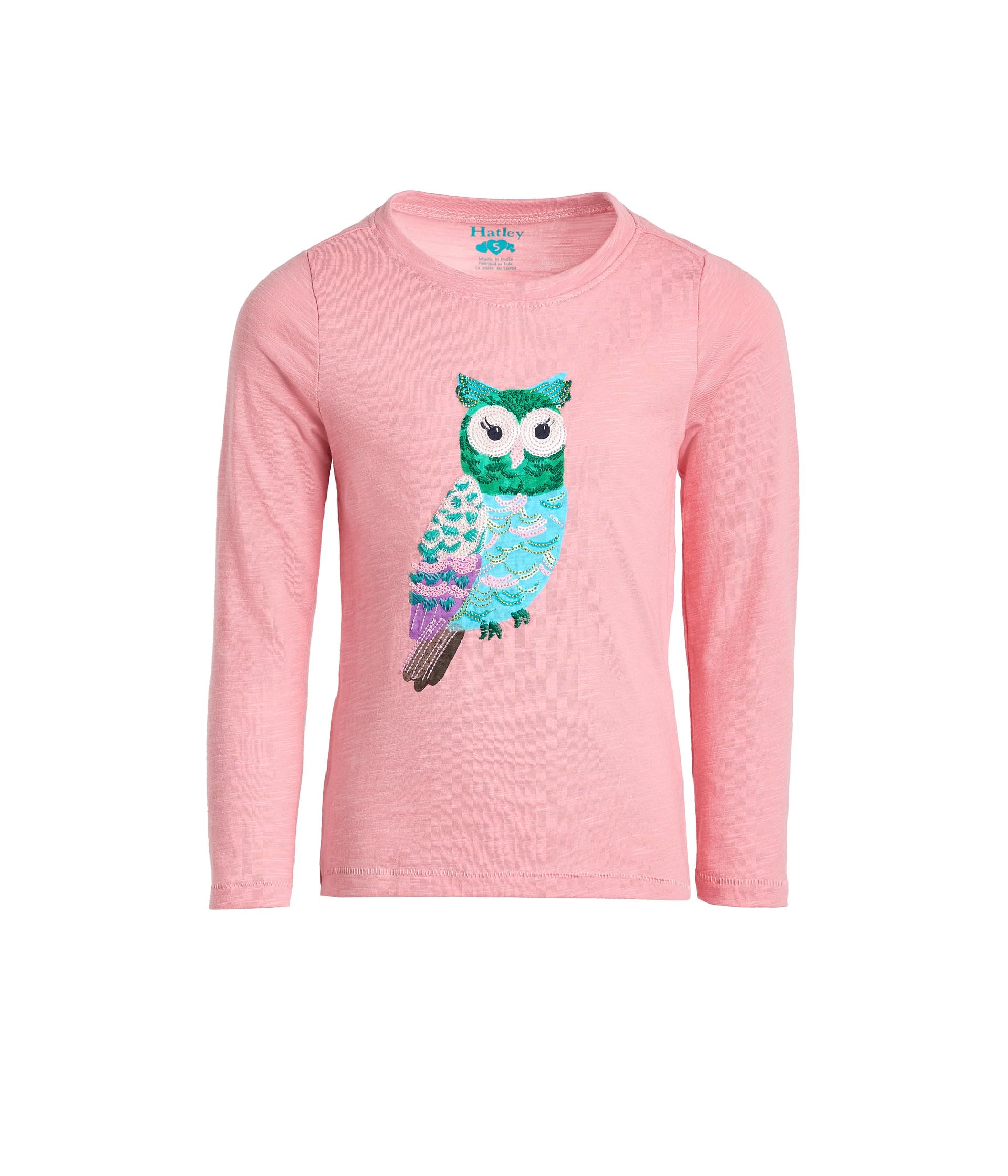 Majestic Owl Long Sleeve Graphic Tee (Toddler/Little Kid/Big Kid)