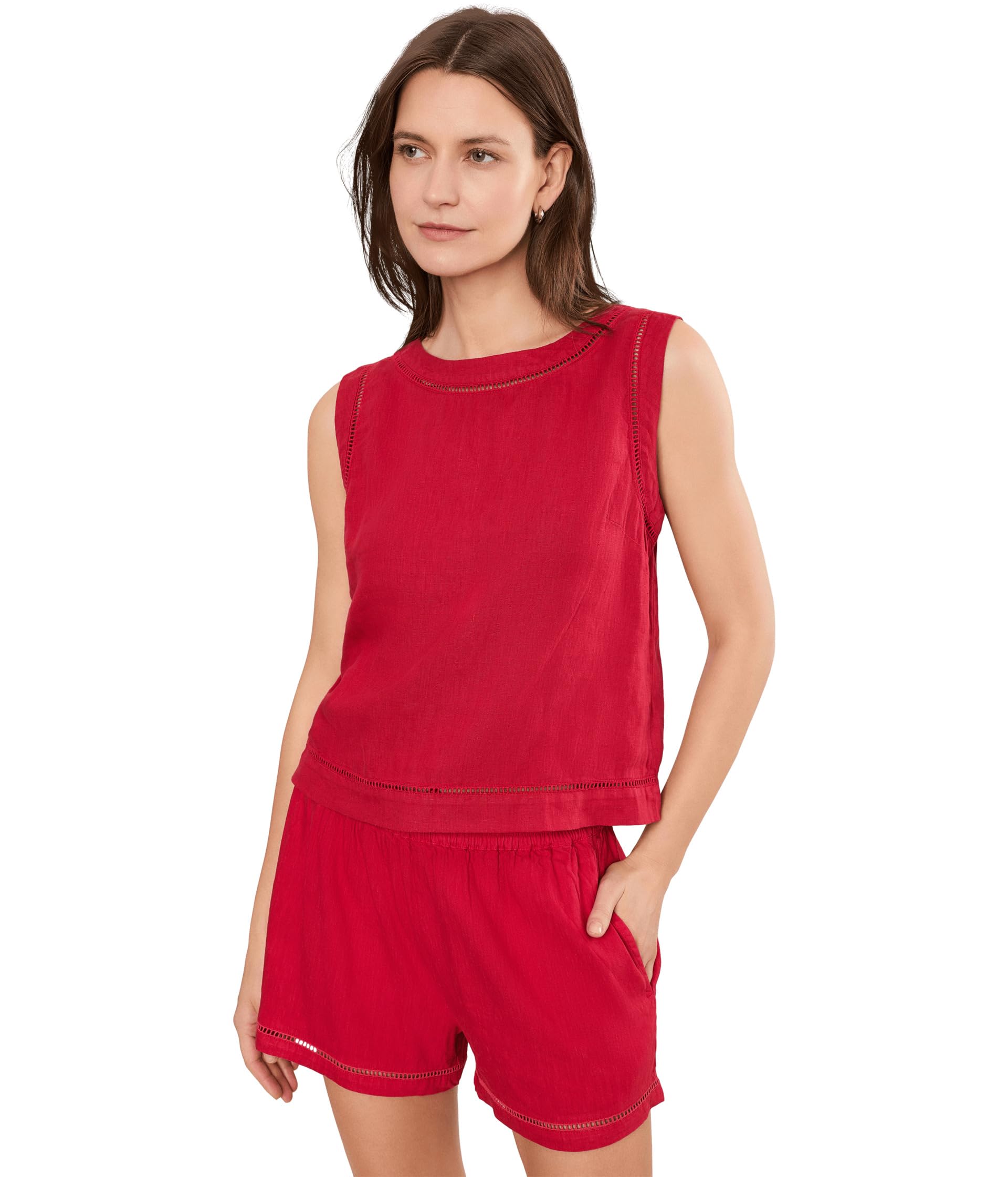 Joanne Sleeveless Linen Top