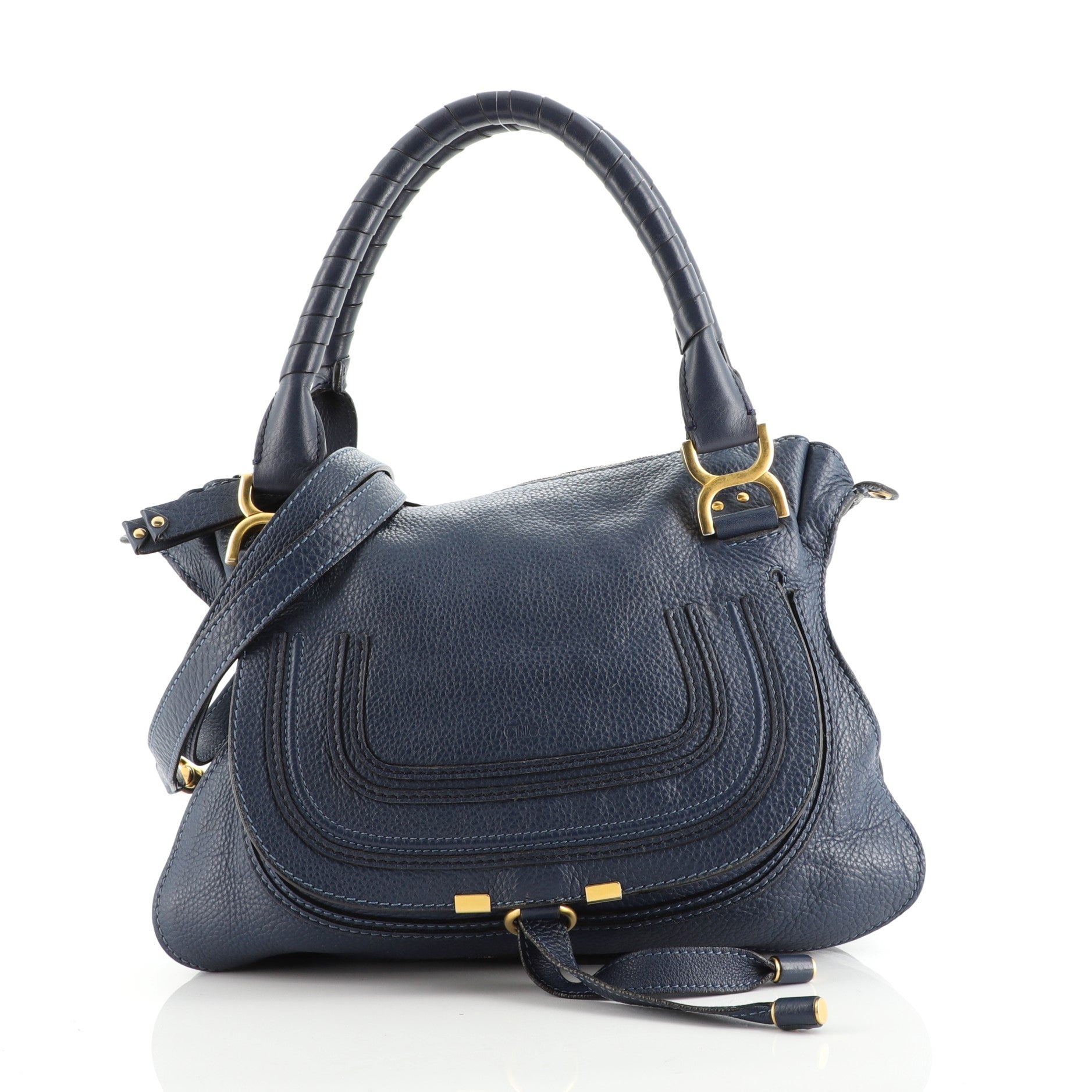Marcie Satchel Leather Medium