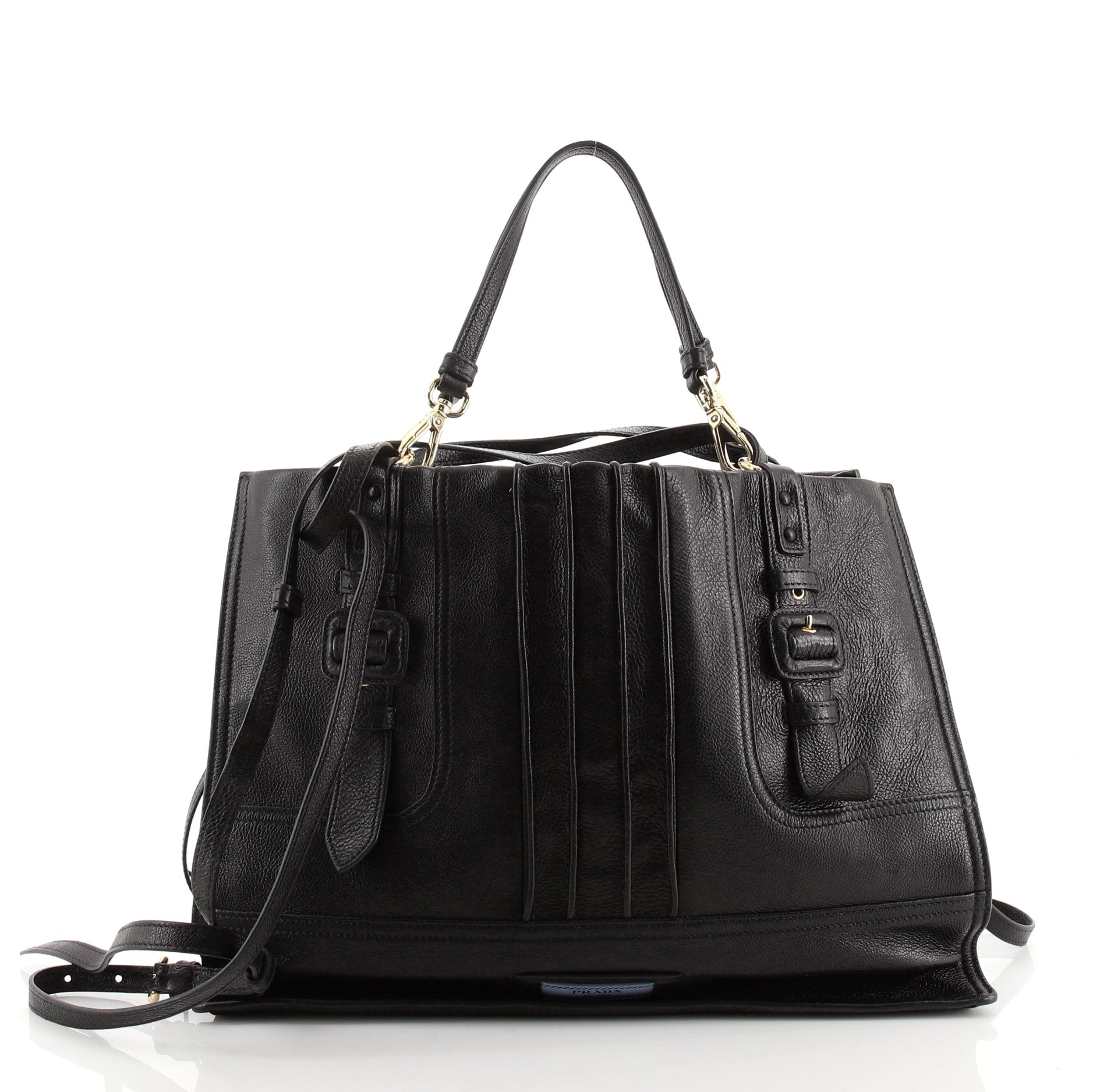 Etiquette Patch Tote Leather Medium