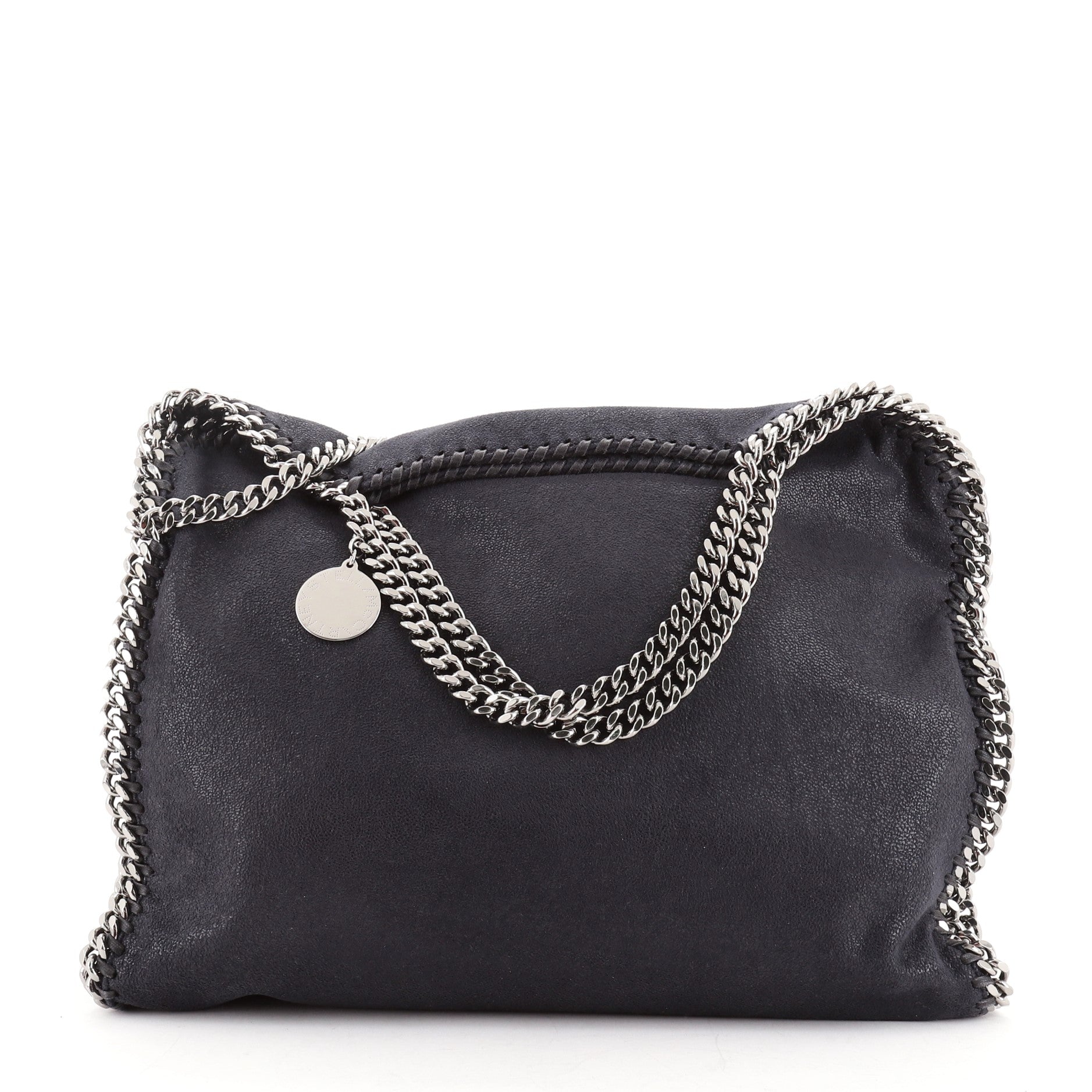 Falabella Fold Over Bag Quilted Shaggy Deer