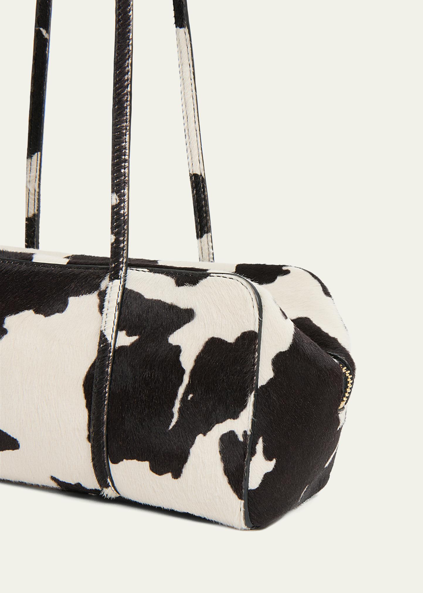 Filo Cow-Print Calf Hair Shoulder Bag, image 2 of 3