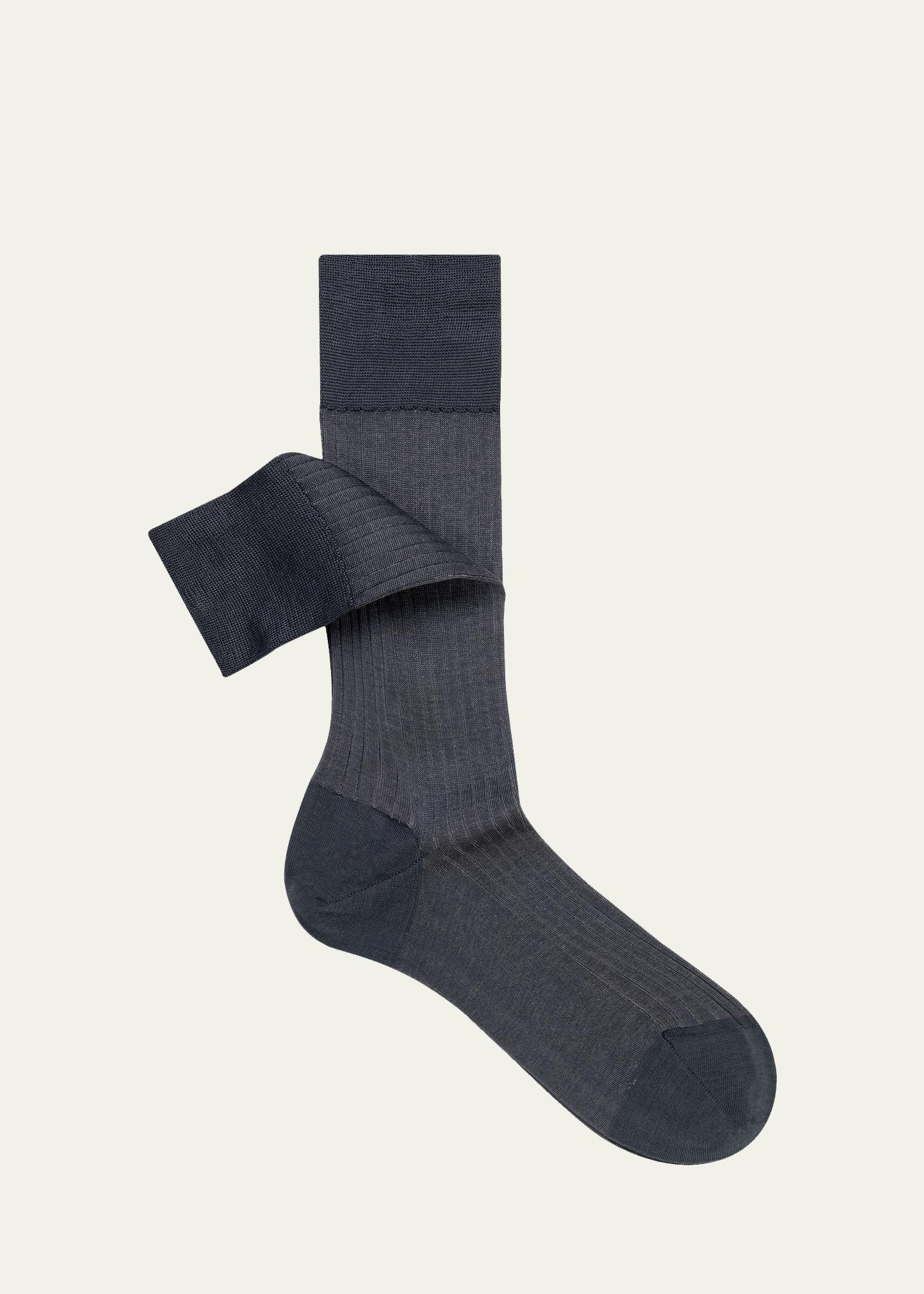 Men's Vanise Knit Cotton Crew Socks