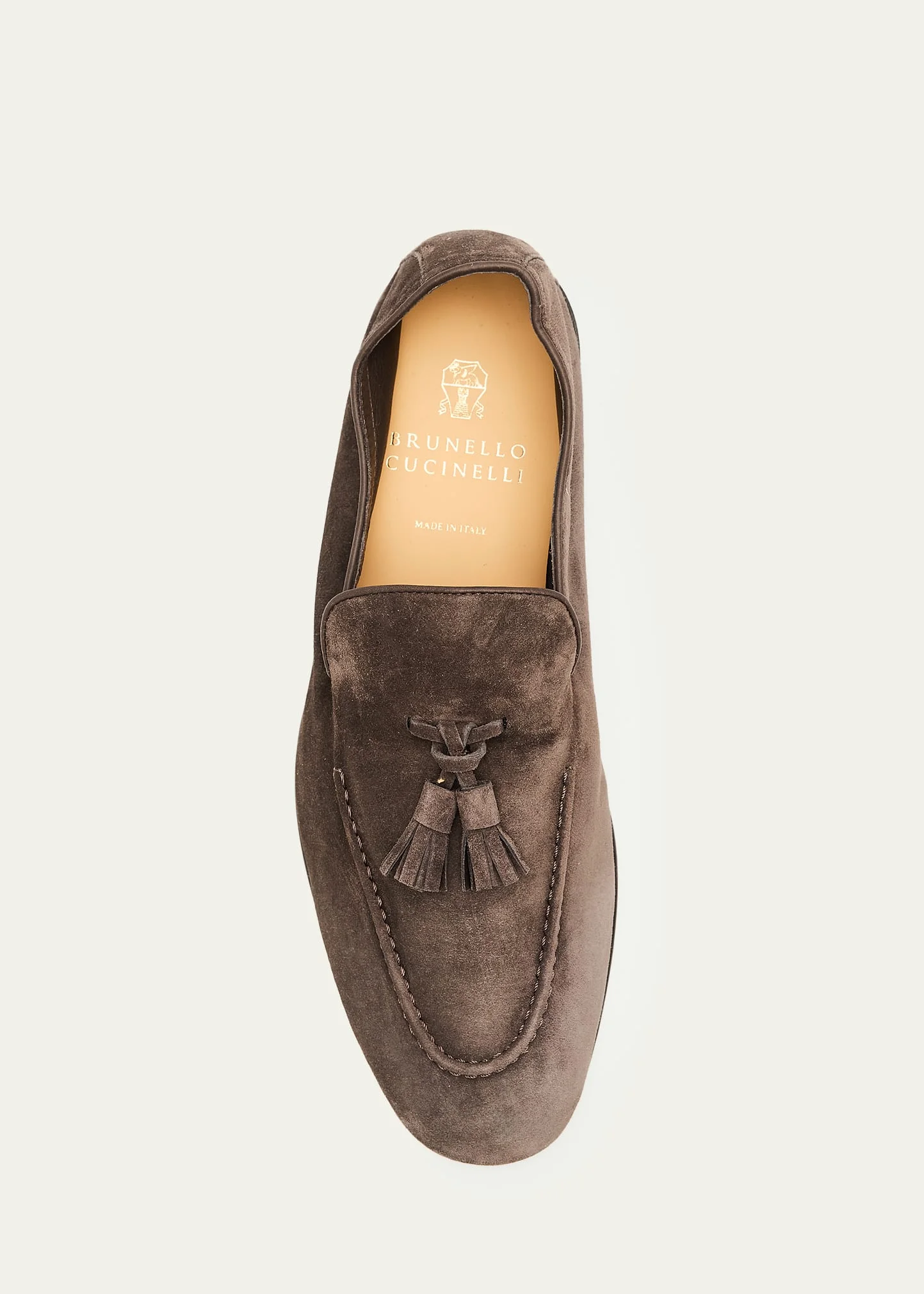 Men's Suede Tassel Loafers, image 3 of 4