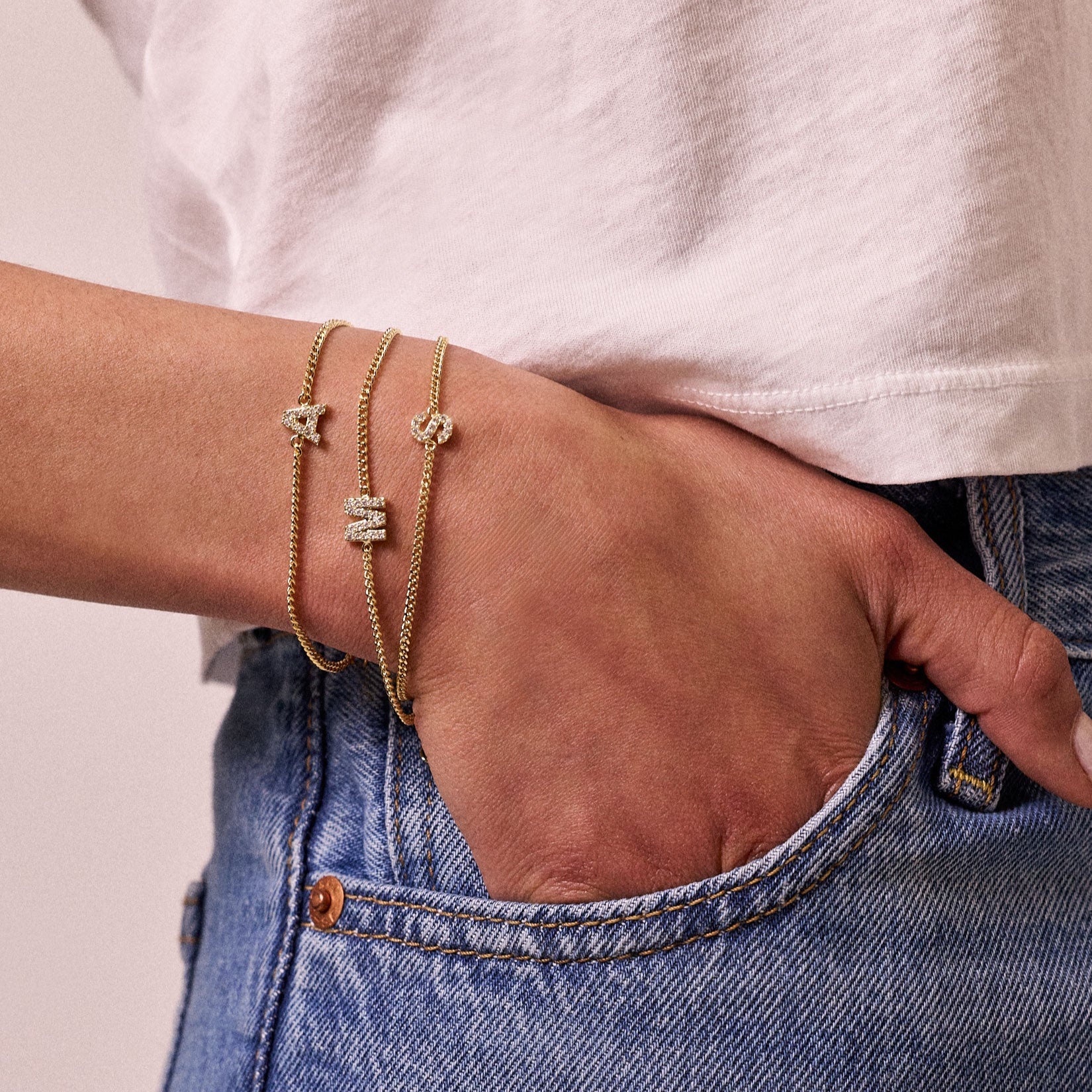 Initial Bracelet, image 3 of 24