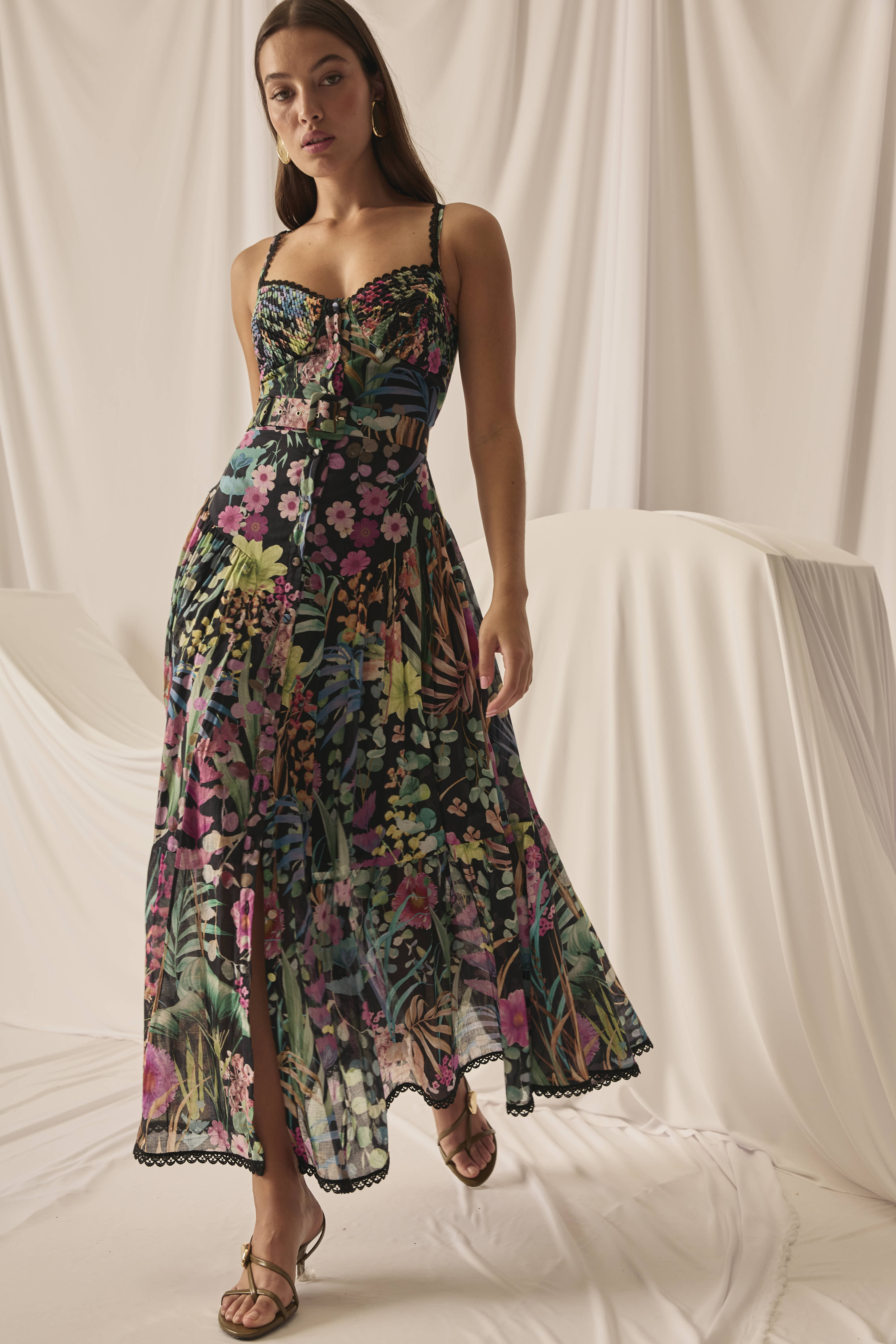 Charo Ruiz - Long Dress Cael - Multiple Colors