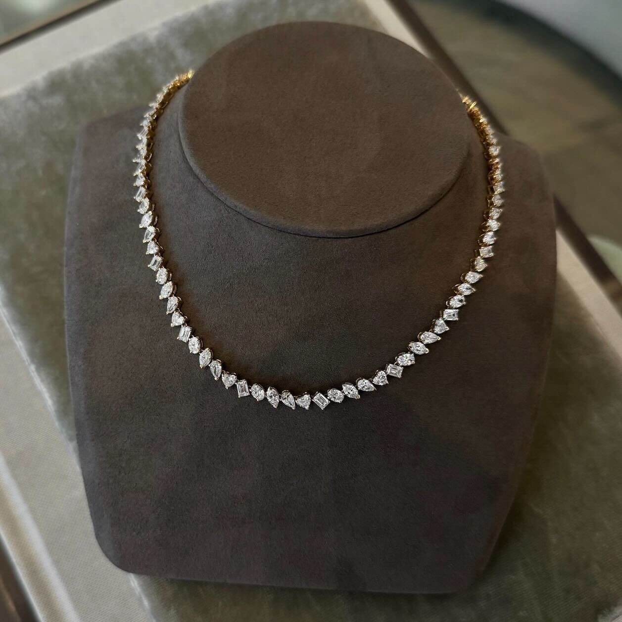Fortuna Diamond Tennis Necklace, image 6 of 6