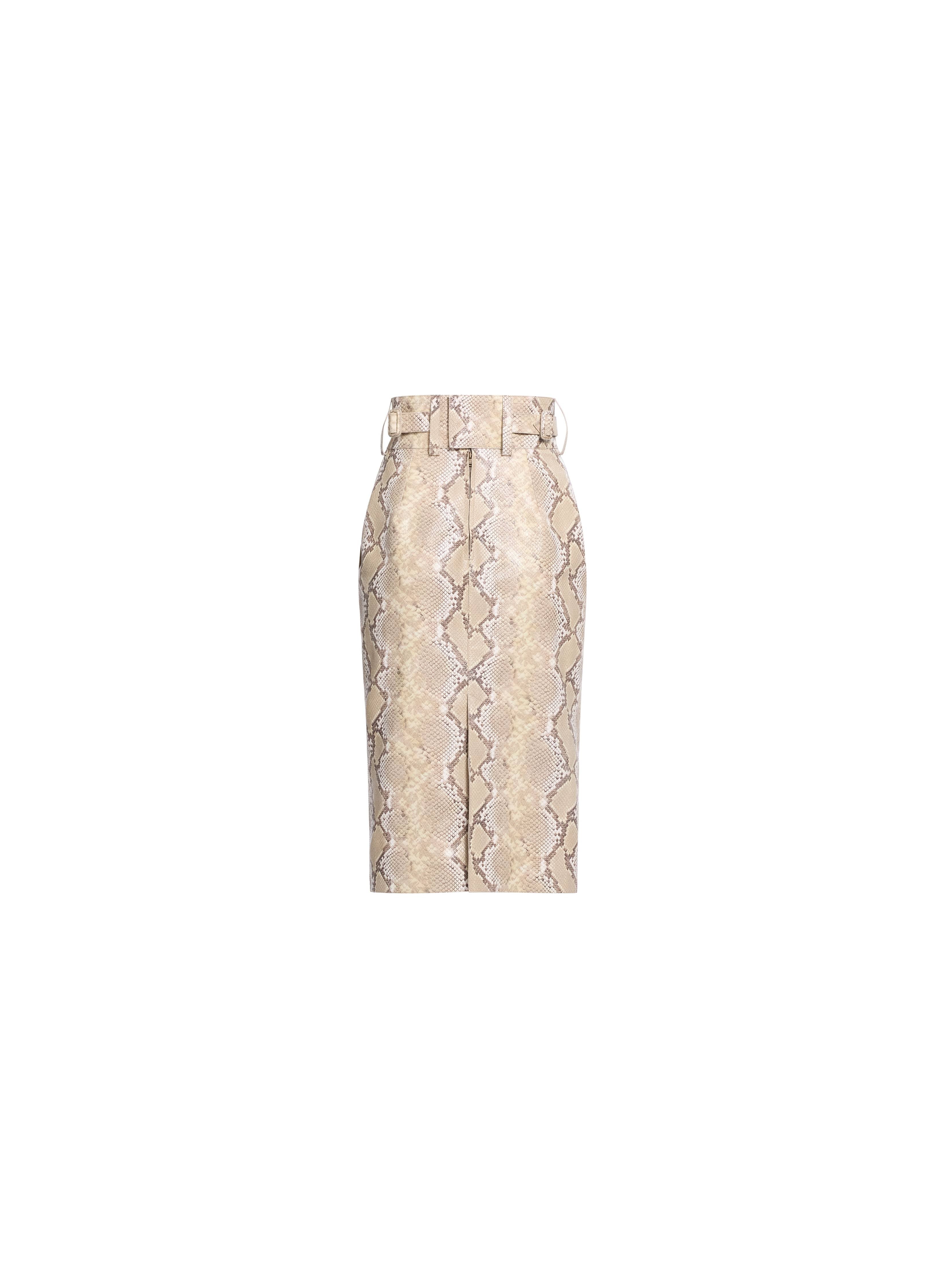 Python Print Midi Skirt, image 5 of 5