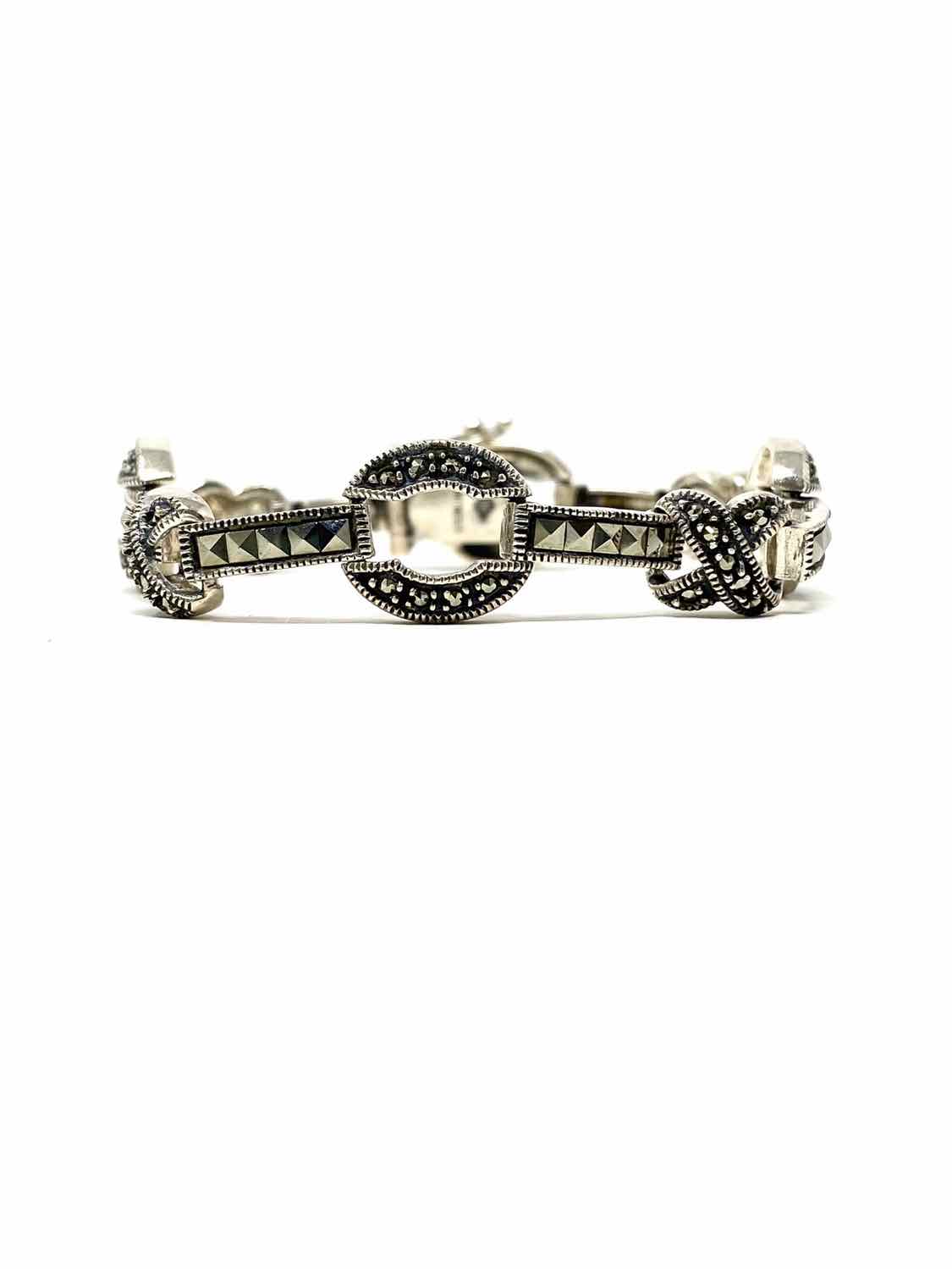 .925 X O Marcasite Bracelet