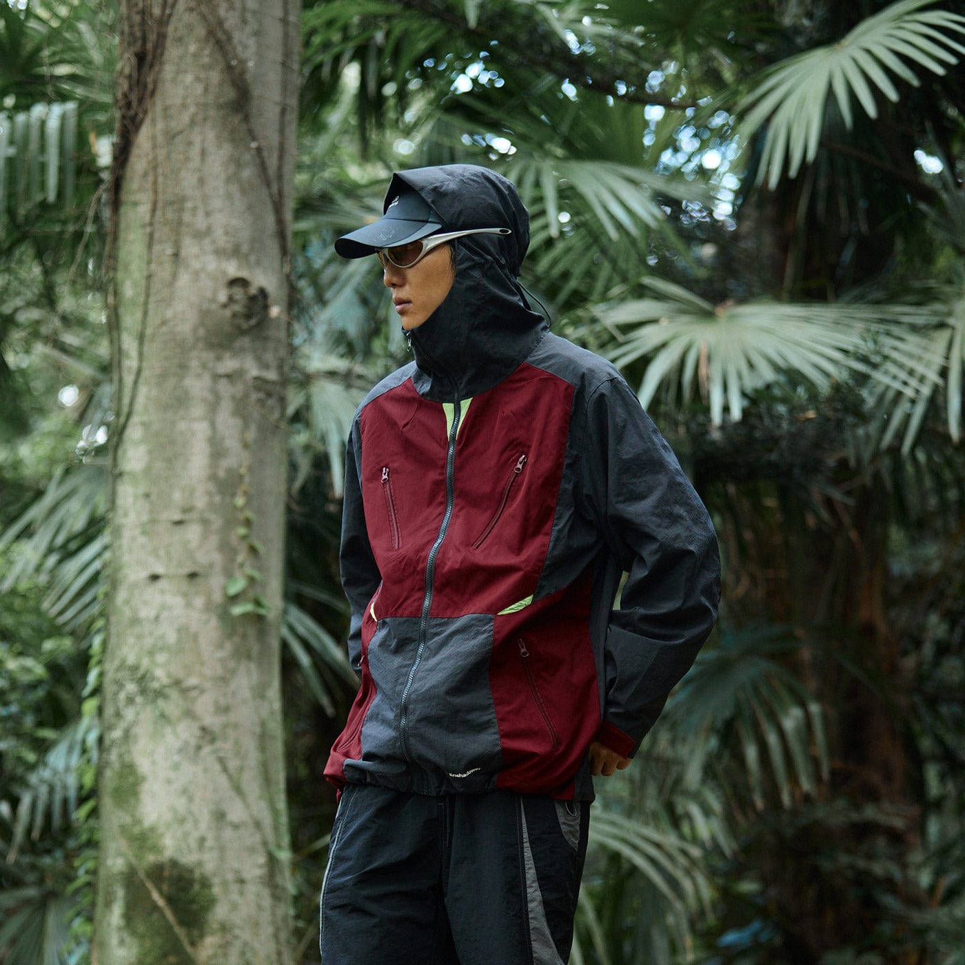 10th Anniversary Spliced Contrasted Windbreaker