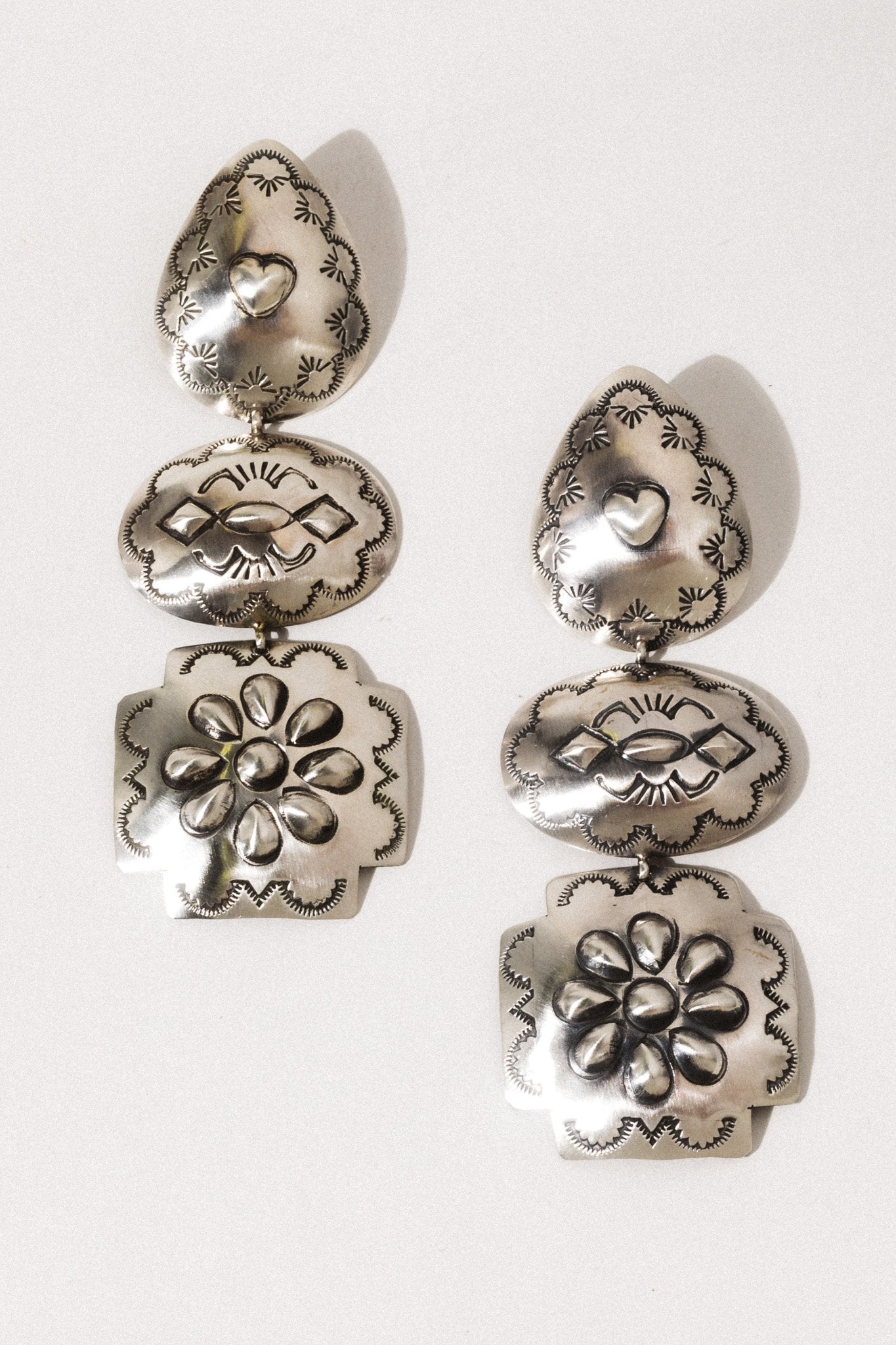 Nina Statement Concho Earrings
