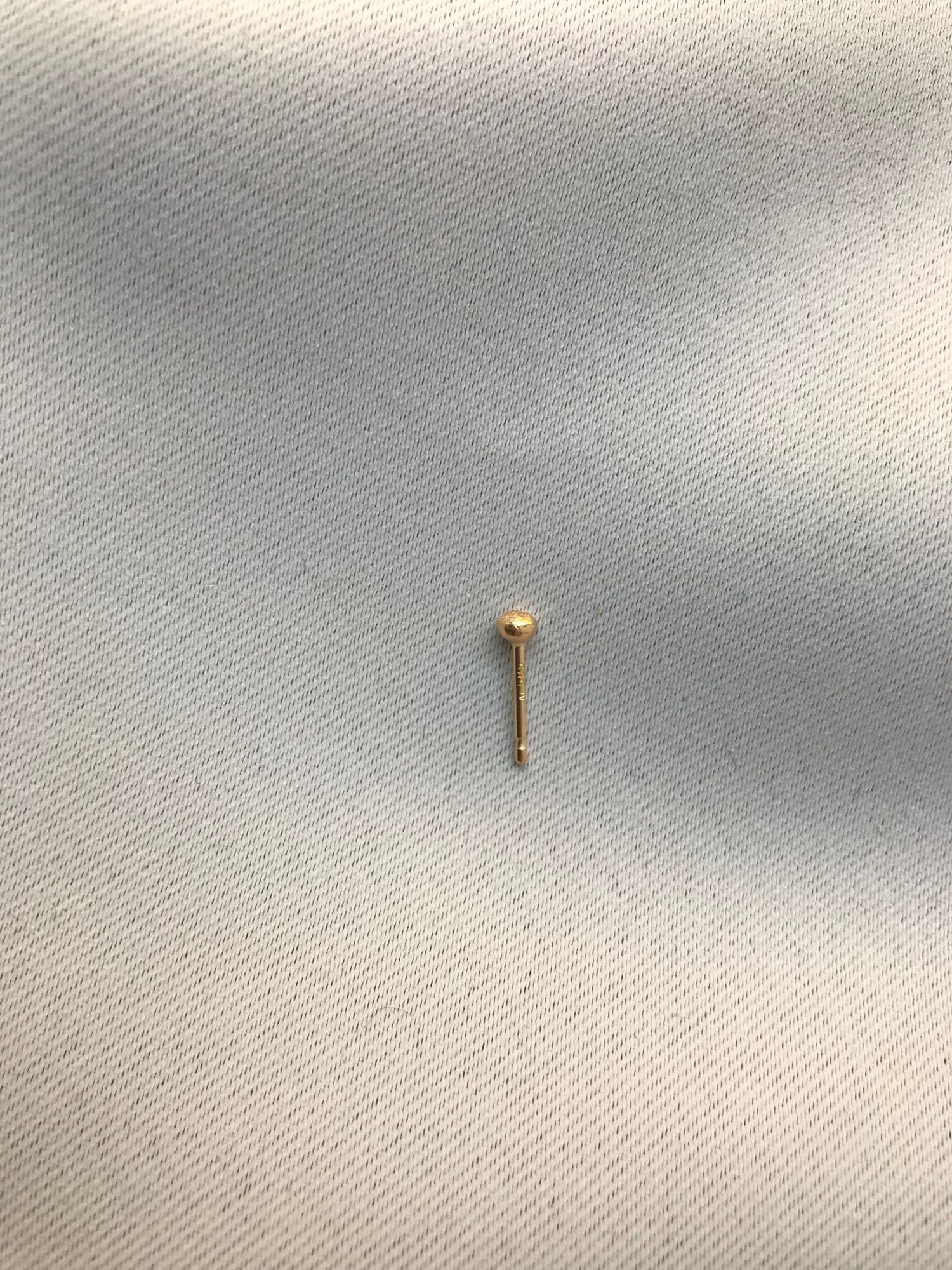 Mountain Sphere 14K Stud
