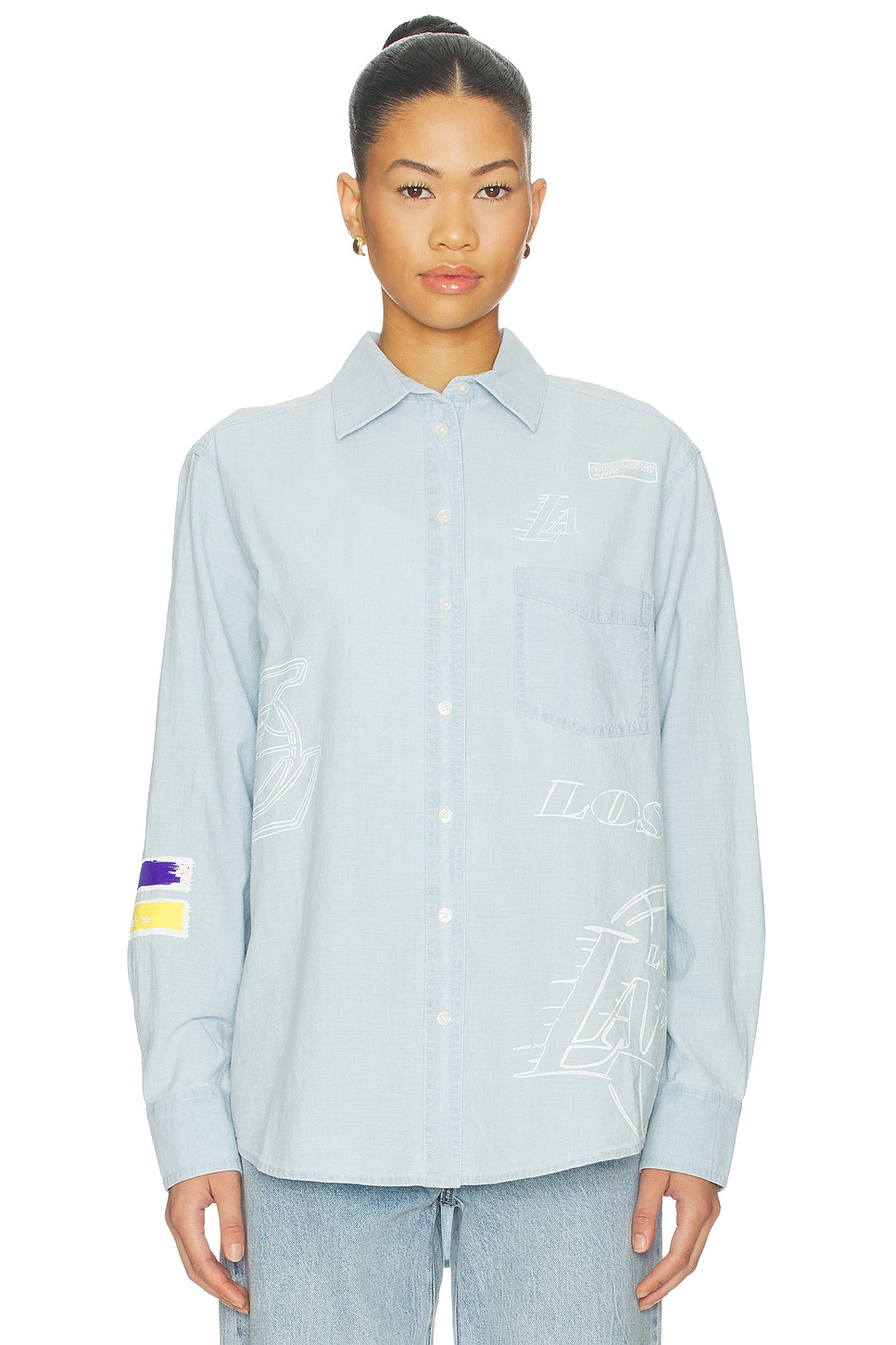 The Doodle Sports Oxford Top — Image 3