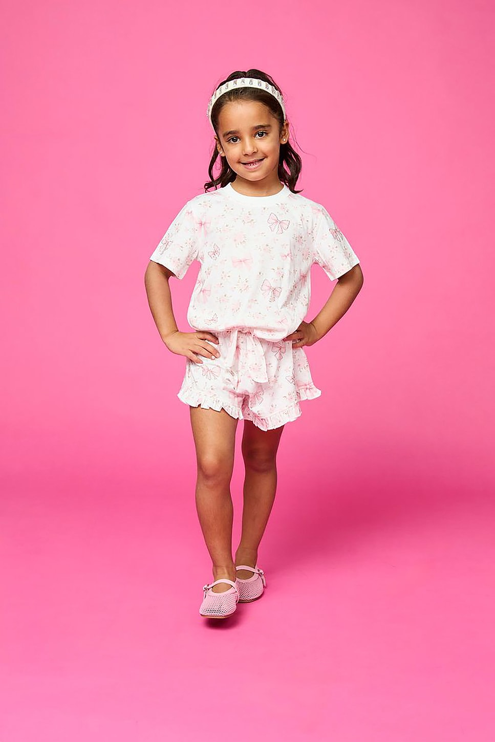 Kids Charlotte Crystal Bow Set — Image 3