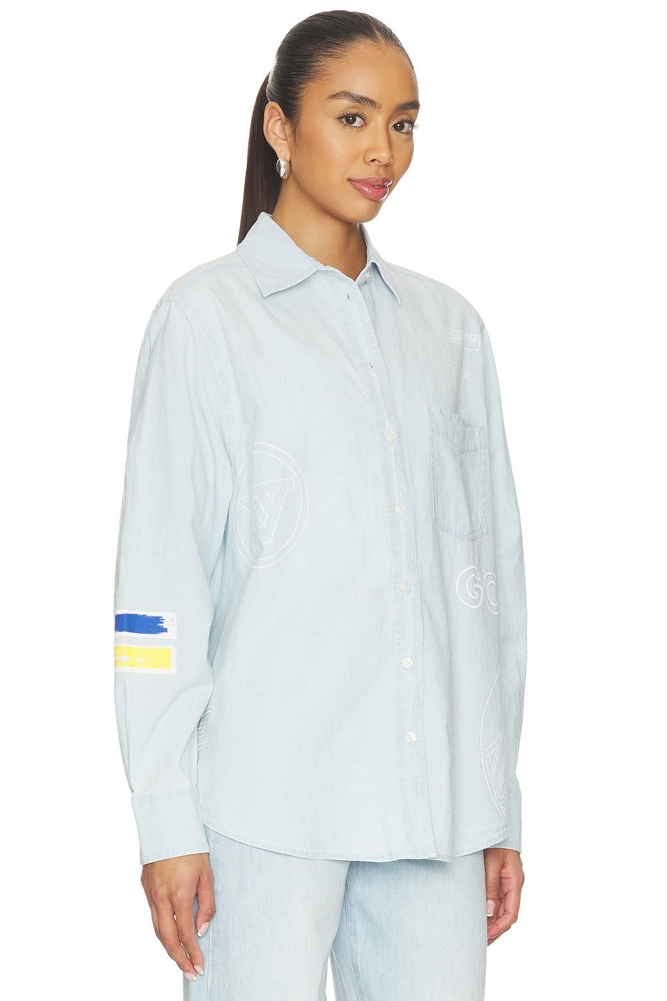 The Doodle Sports Oxford Top — Image 4